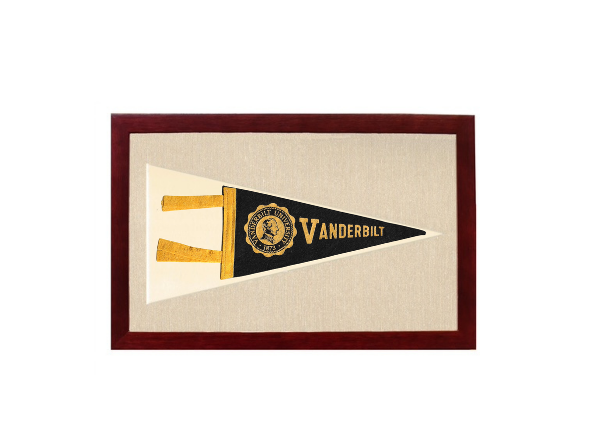 Vintage Vanderbilt University Pennant