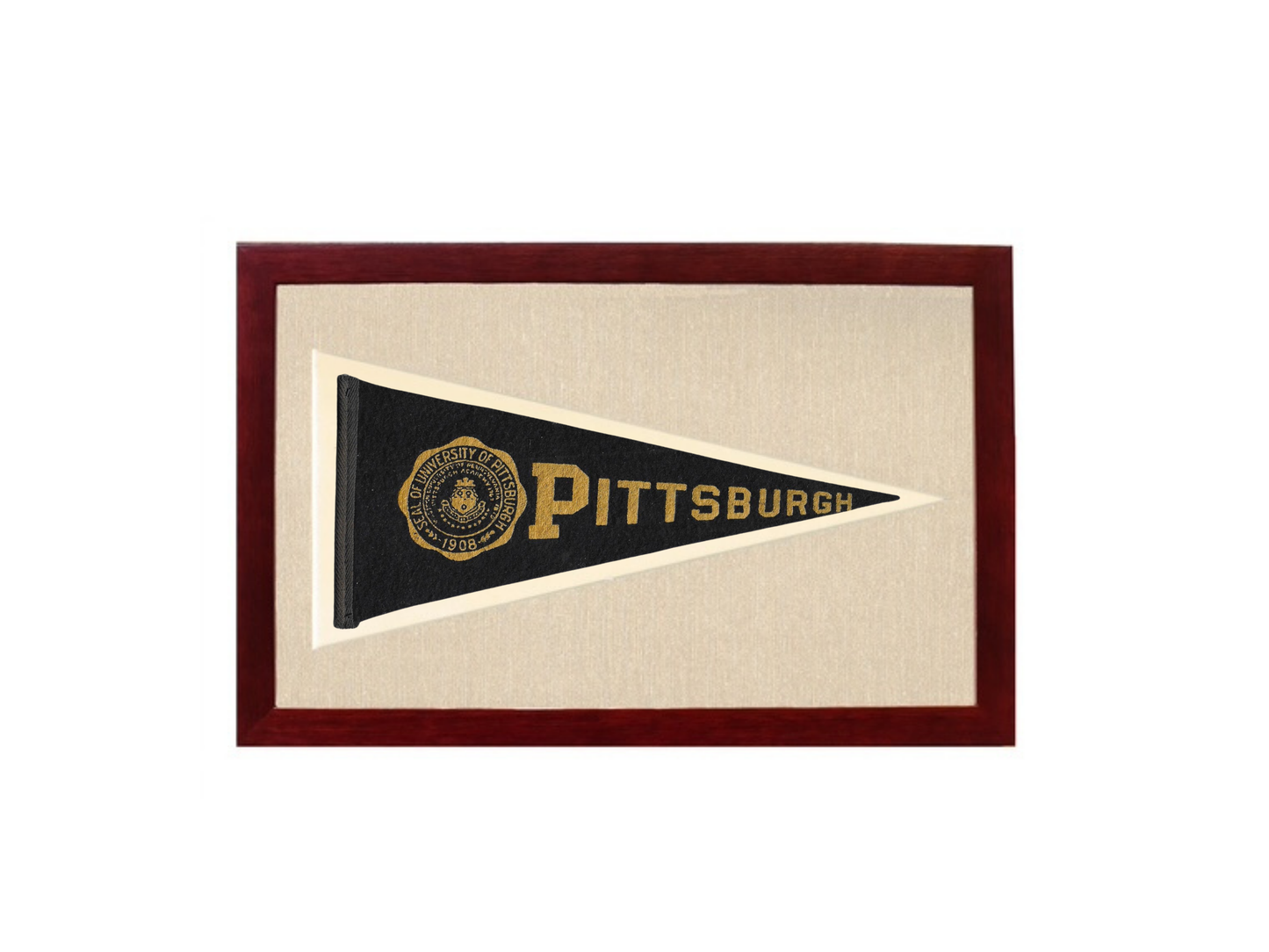 Vintage University of Pittsburgh Pennant