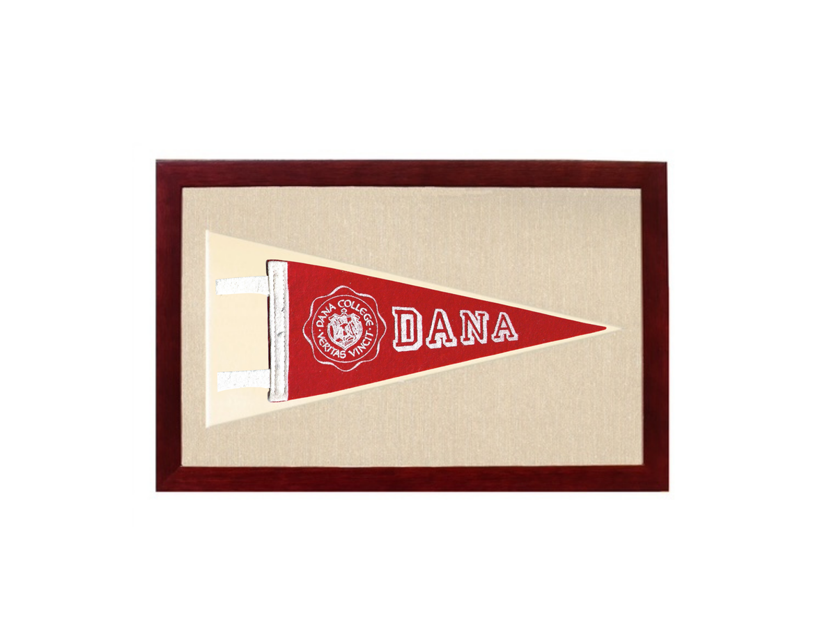 Vintage Dana College Pennant