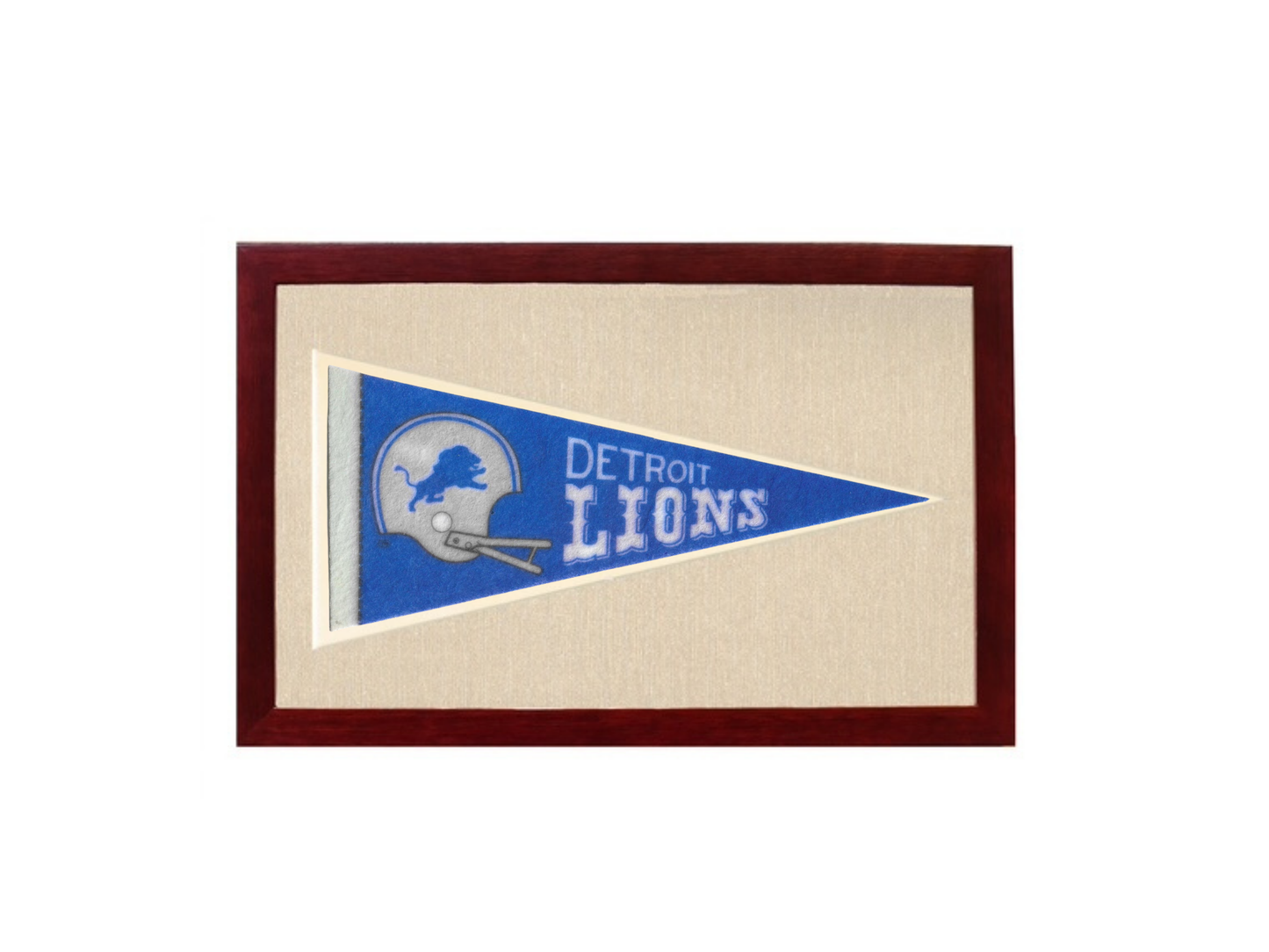 Vintage Detroit Lions Pennant