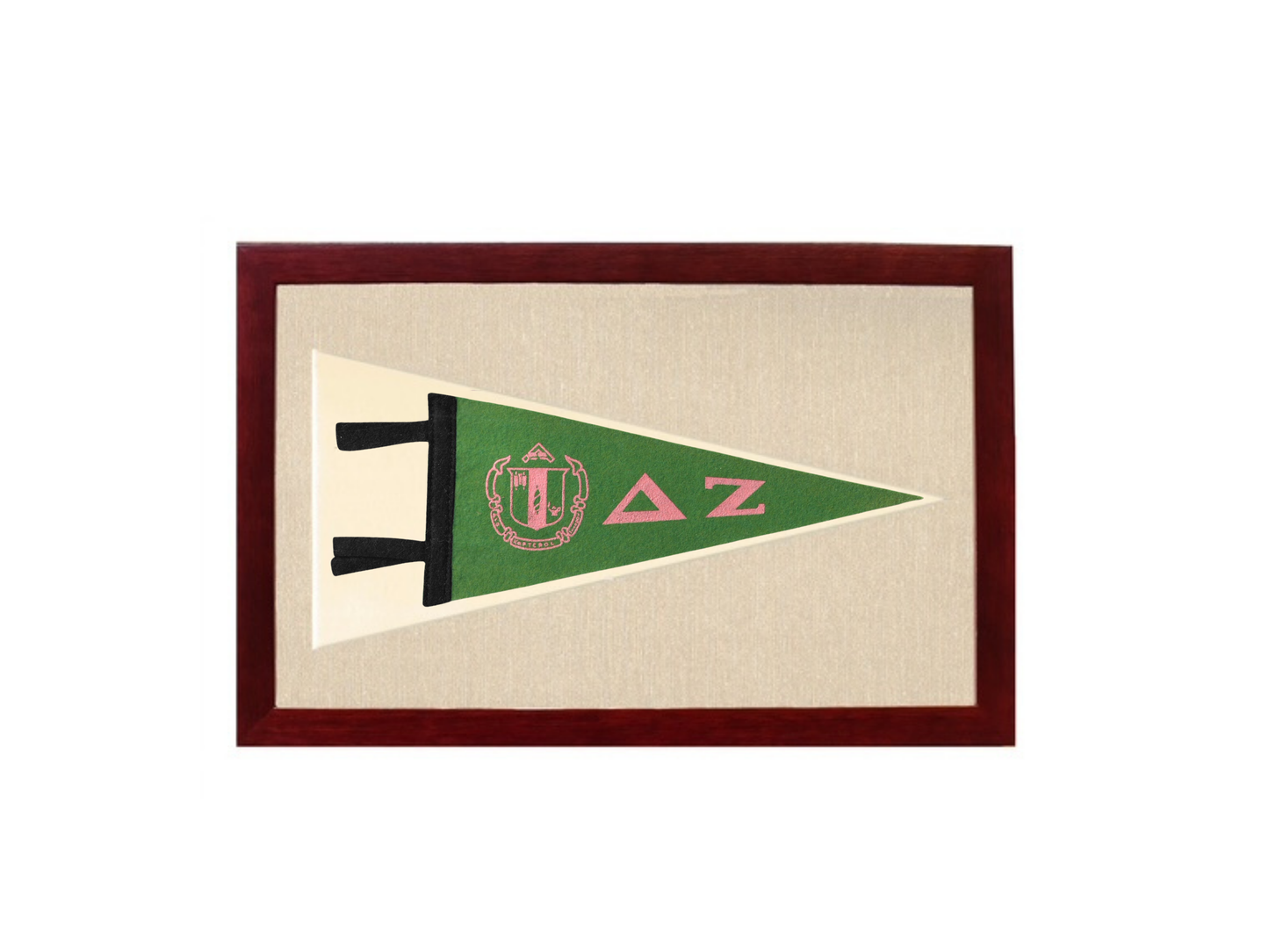 Vintage Delta Zeta Sorority Pennant