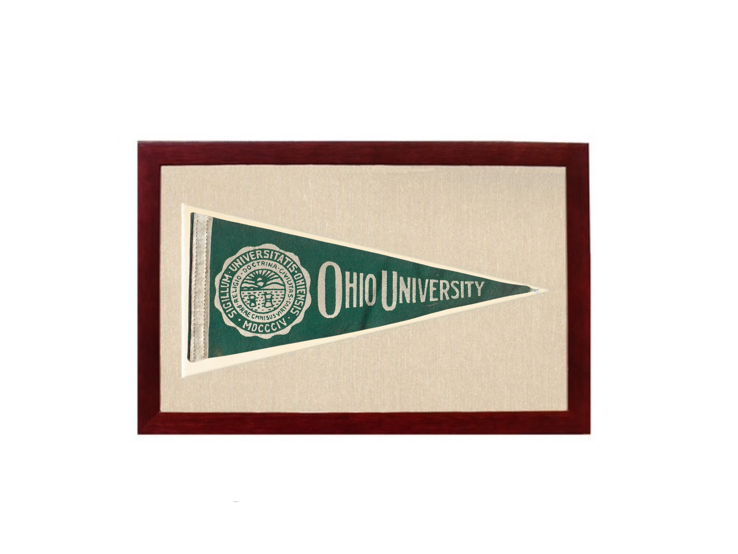Vintage Ohio University Pennant