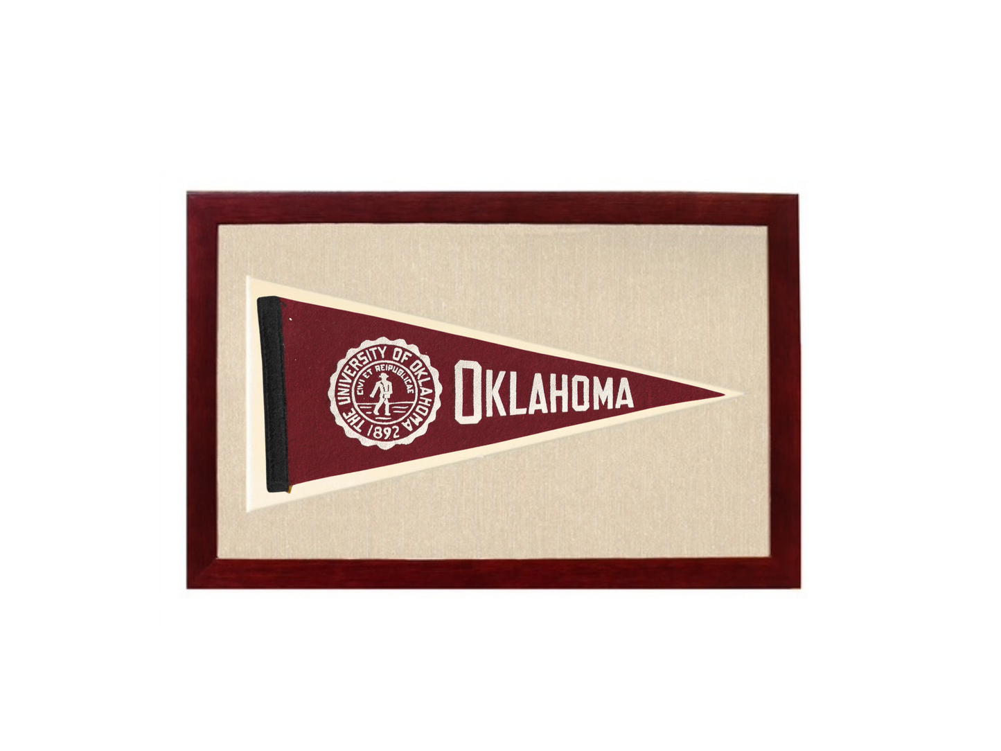 Vintage University of Oklahoma Pennant