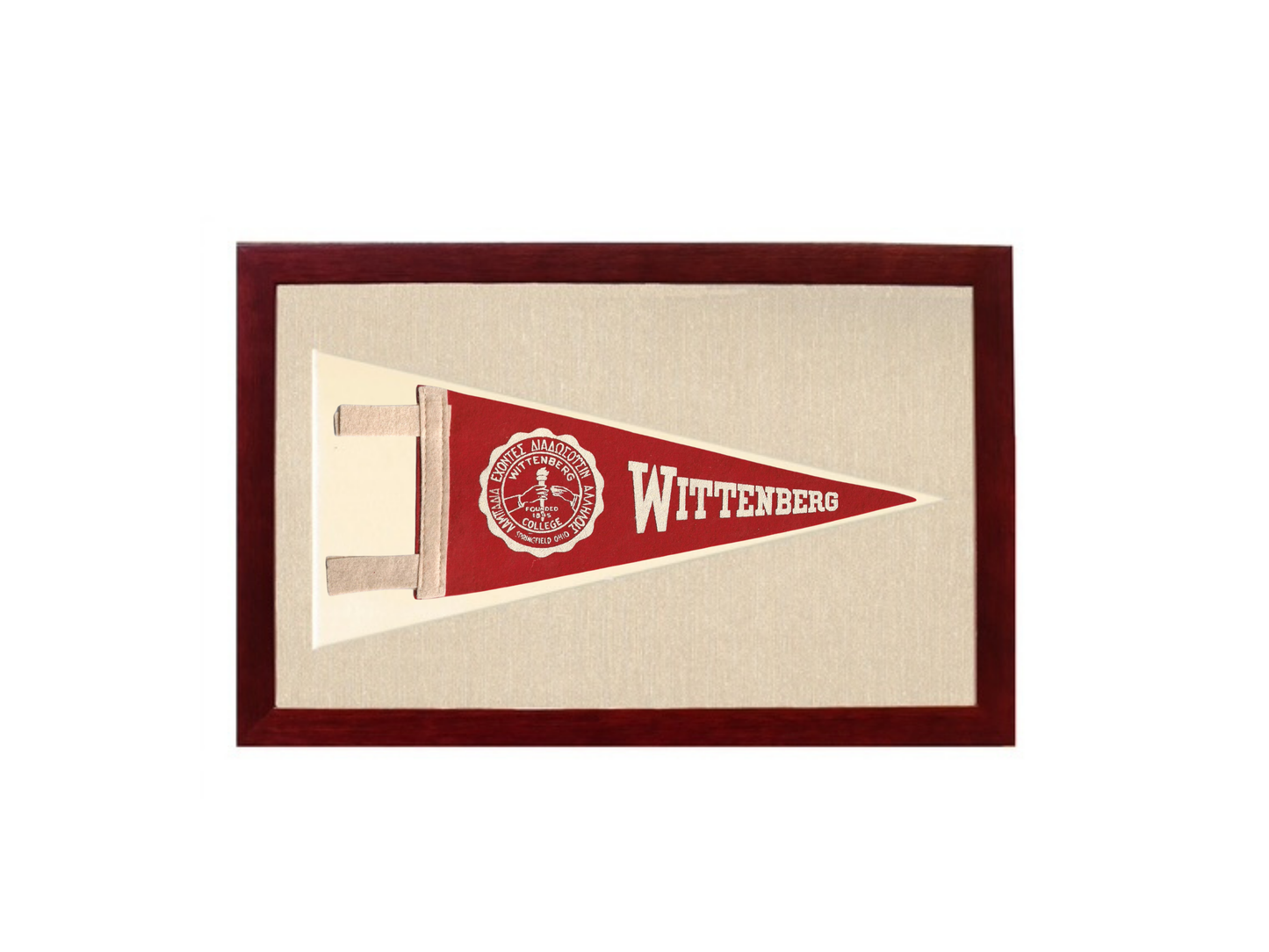 Vintage Wittenberg University Pennant