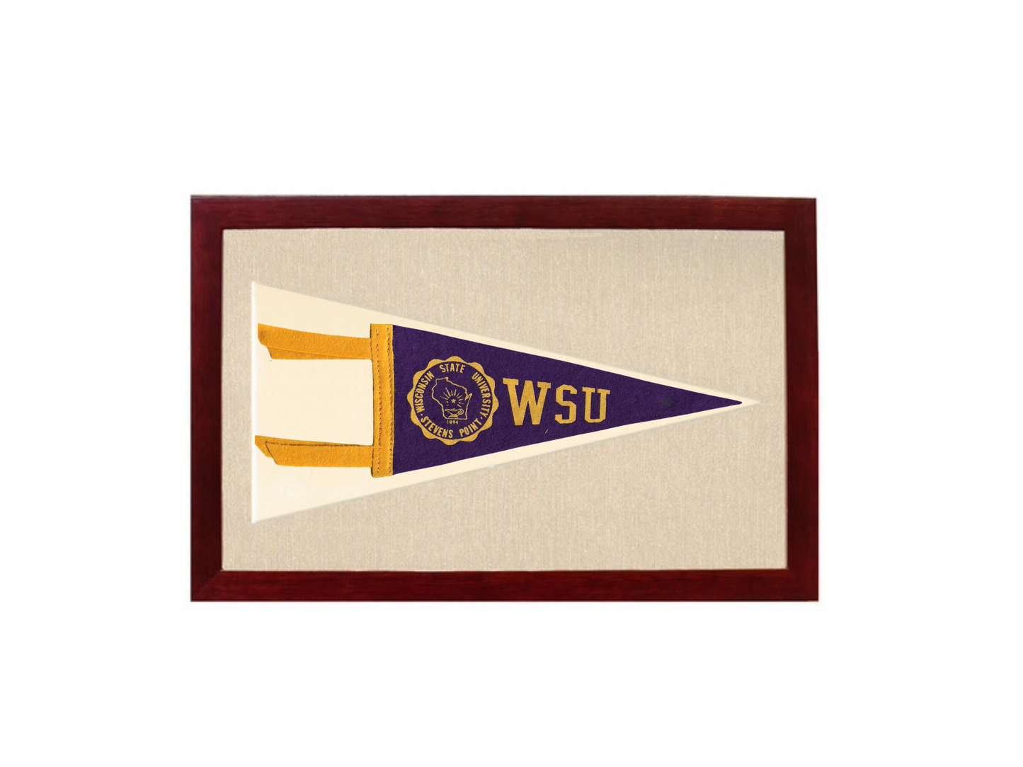 Vintage Wisconsin State University Pennant