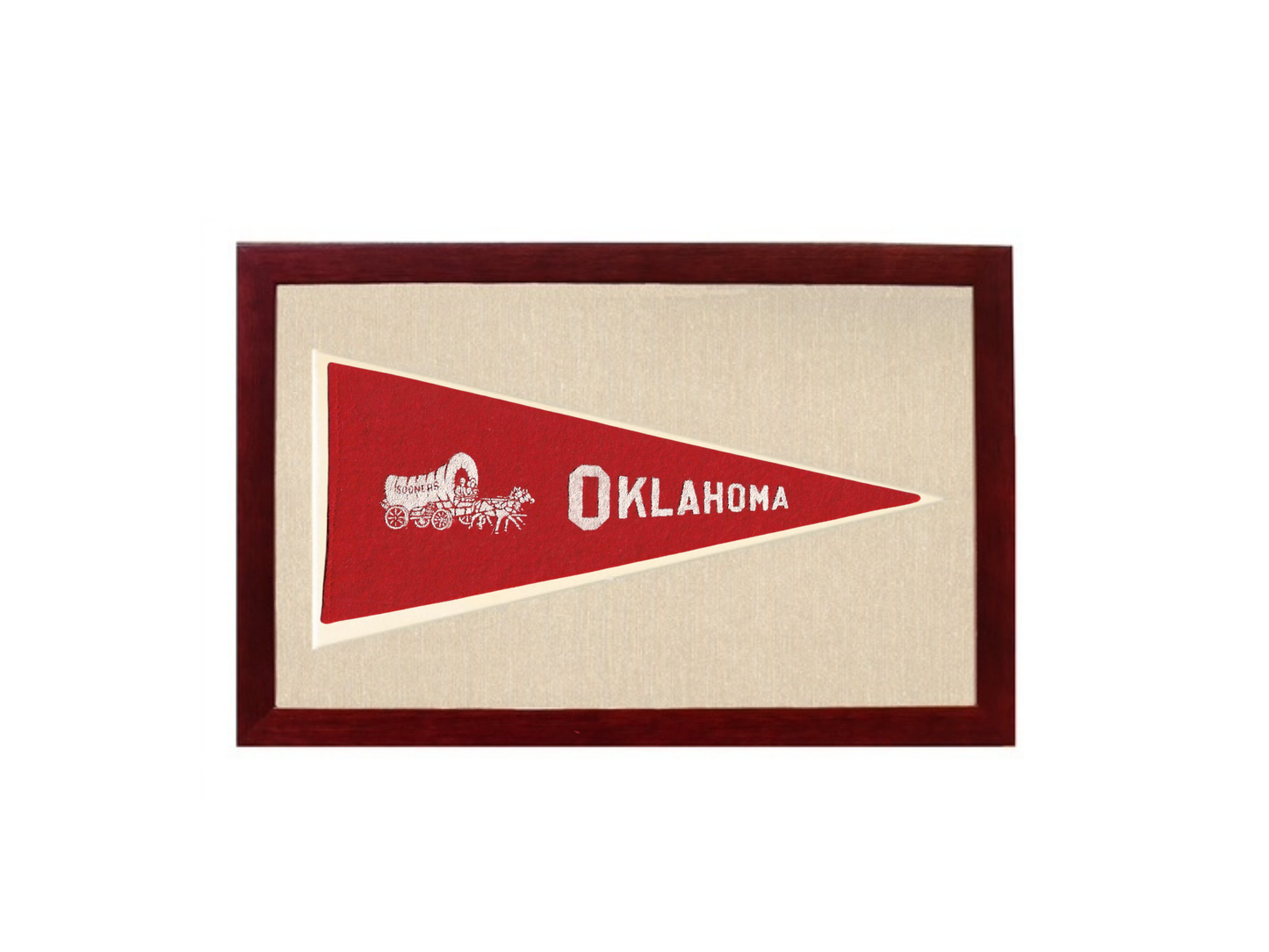 Vintage University of Oklahoma Pennant