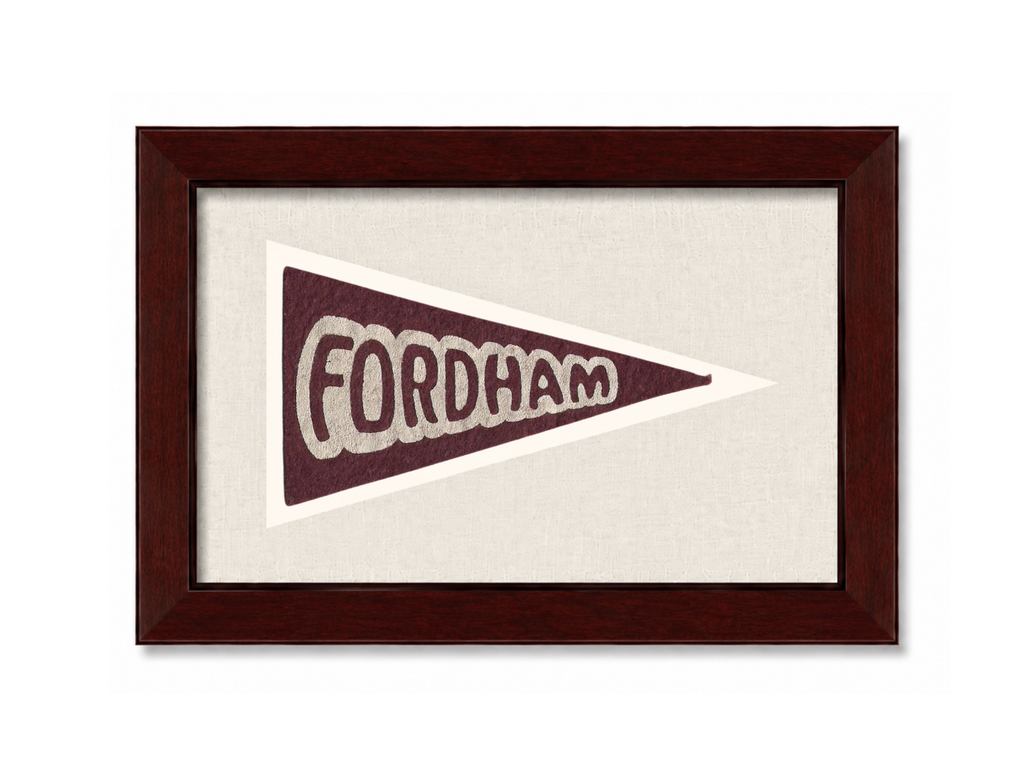 Vintage Fordham University Pennant