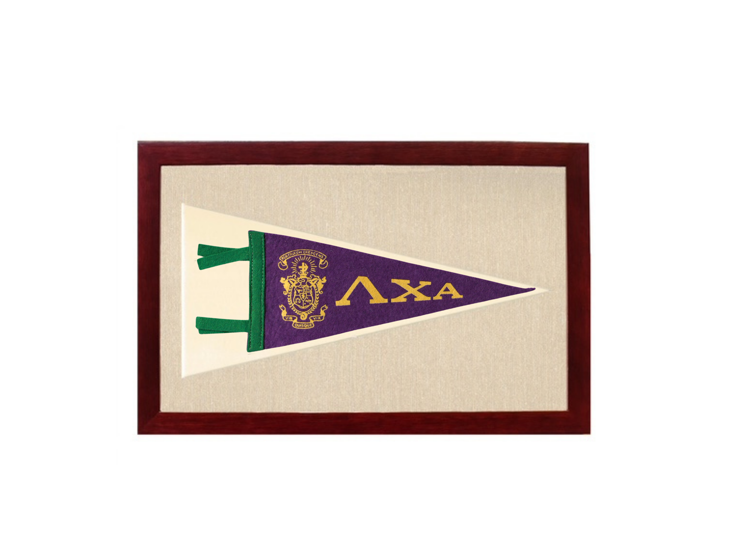 Vintage Alpha Chi Alpha Fraternity Pennant