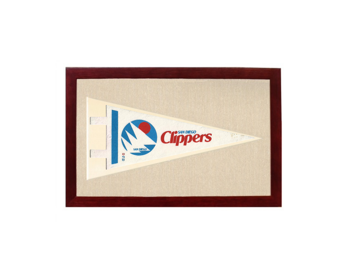 Vintage San Diego Clippers Pennant
