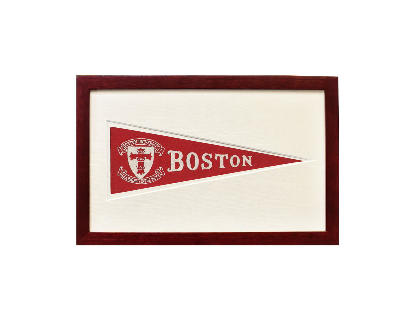 Vintage Boston University Hormel Pennant