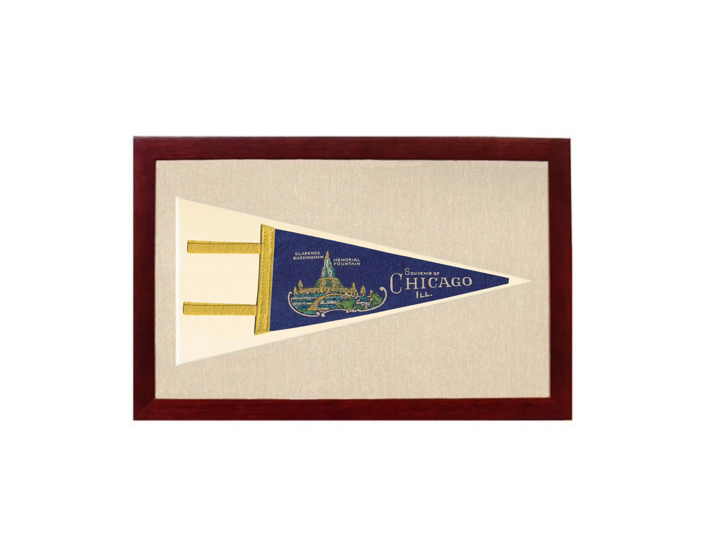 Vintage Chicago City Pennant