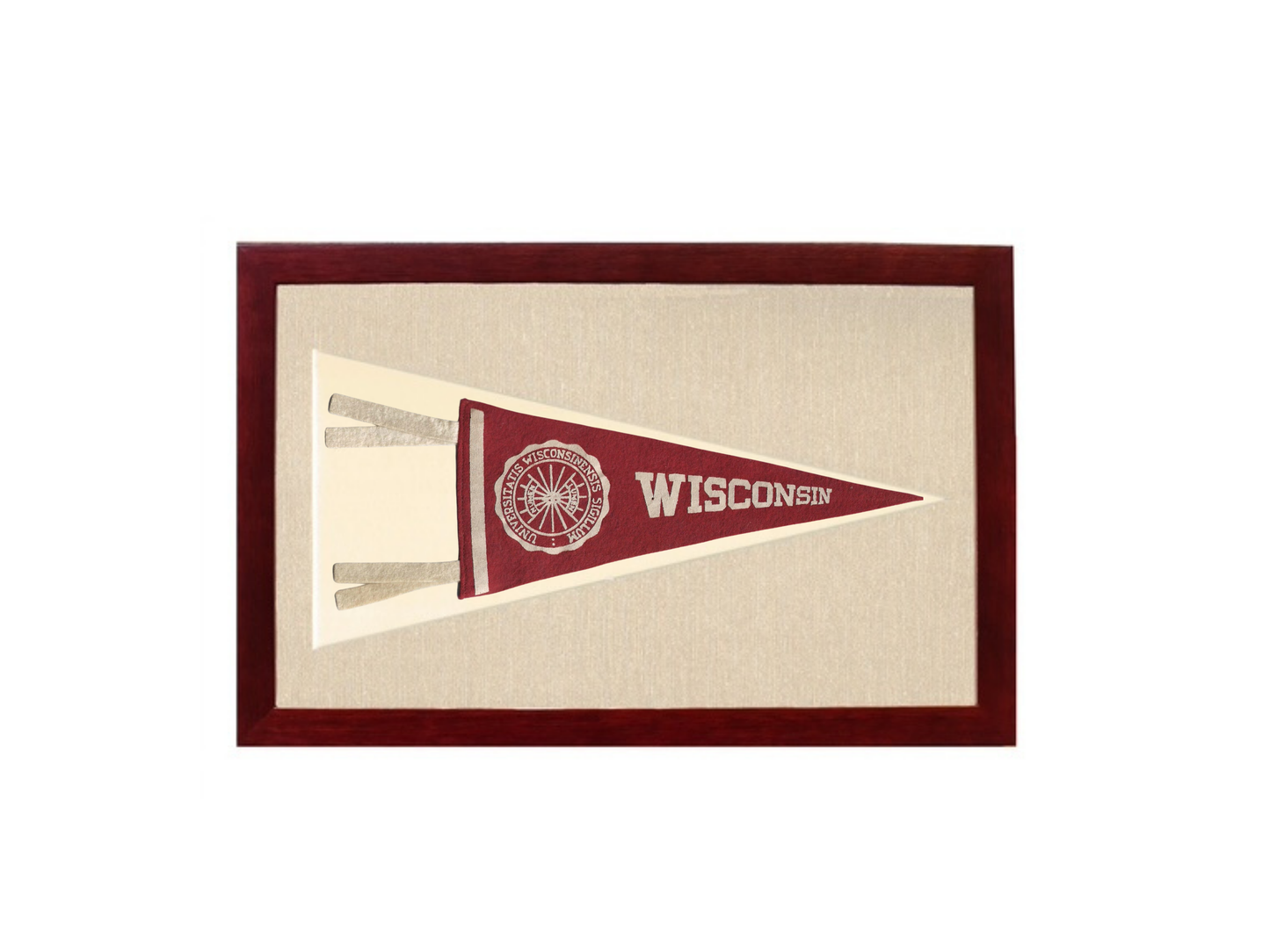 Vintage Wisconsin Pennant