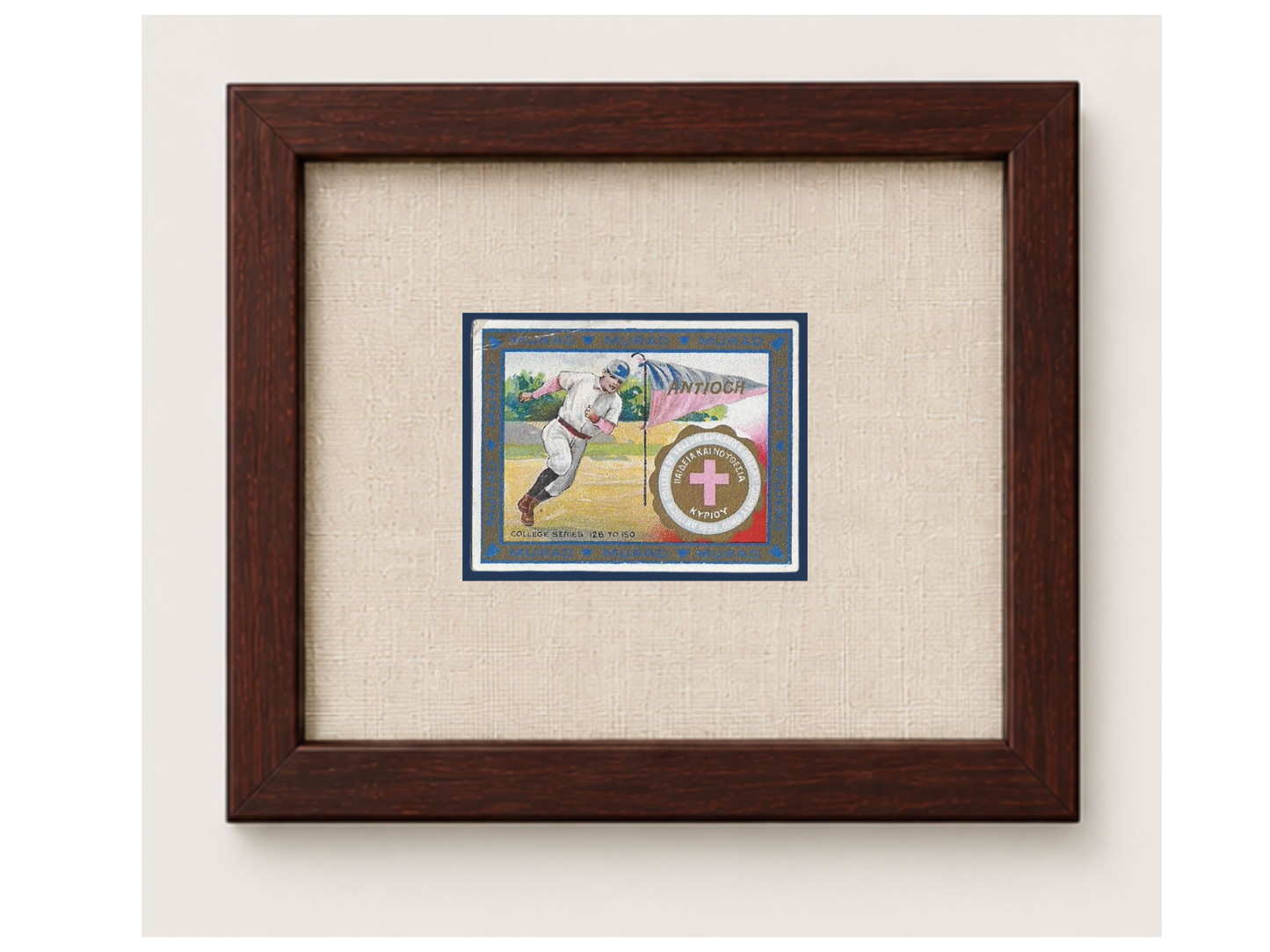 Vintage Antioch University Tobacco Card