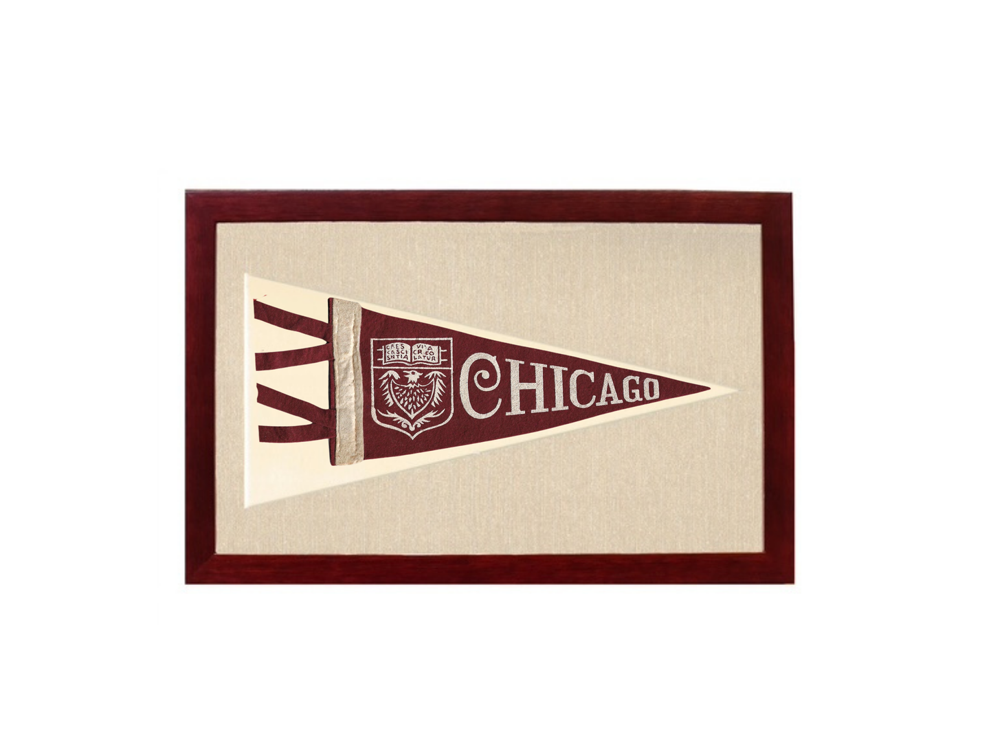 Vintage University of Chicago Pennant