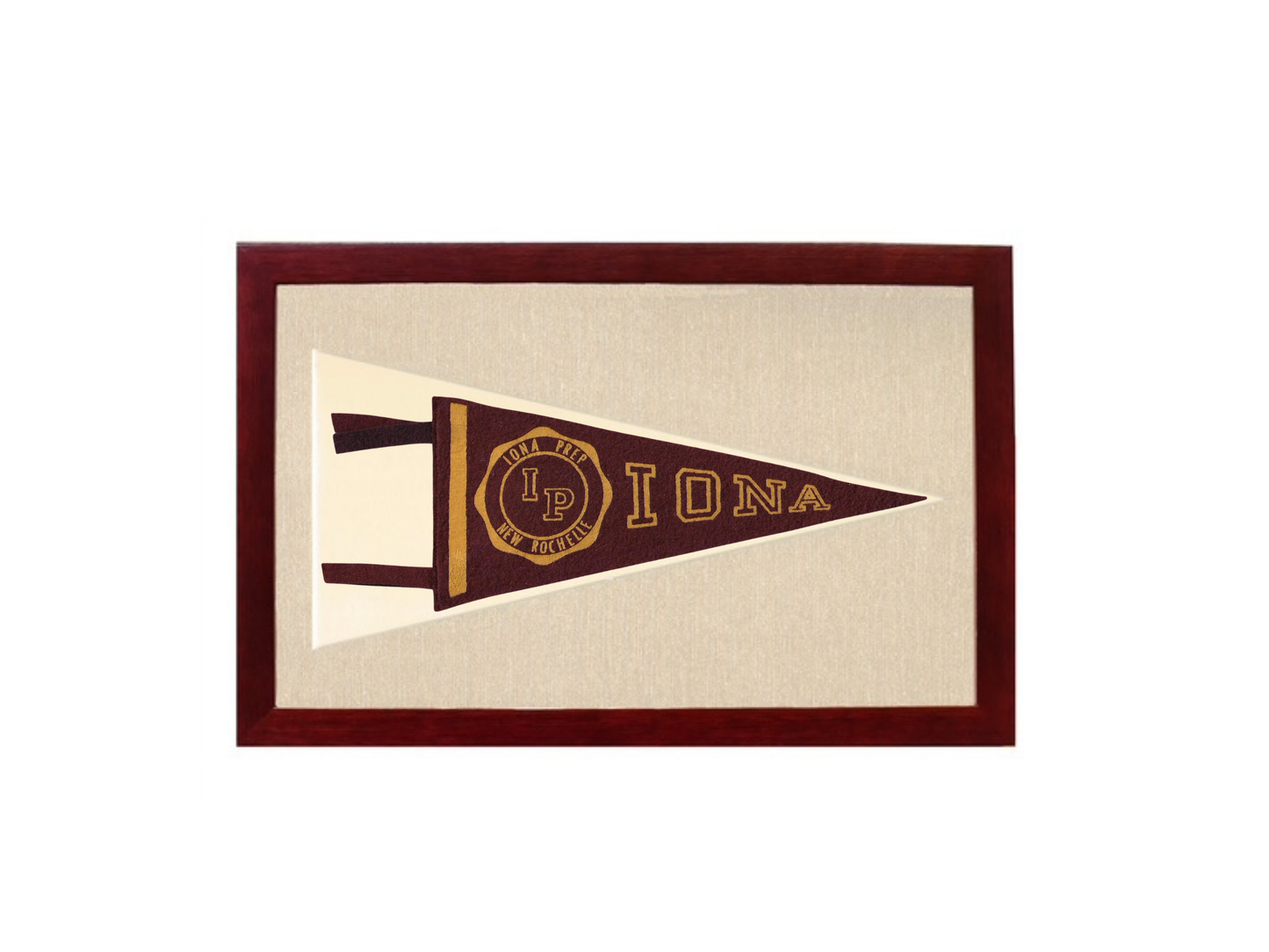 Vintage Iona Prep Pennant