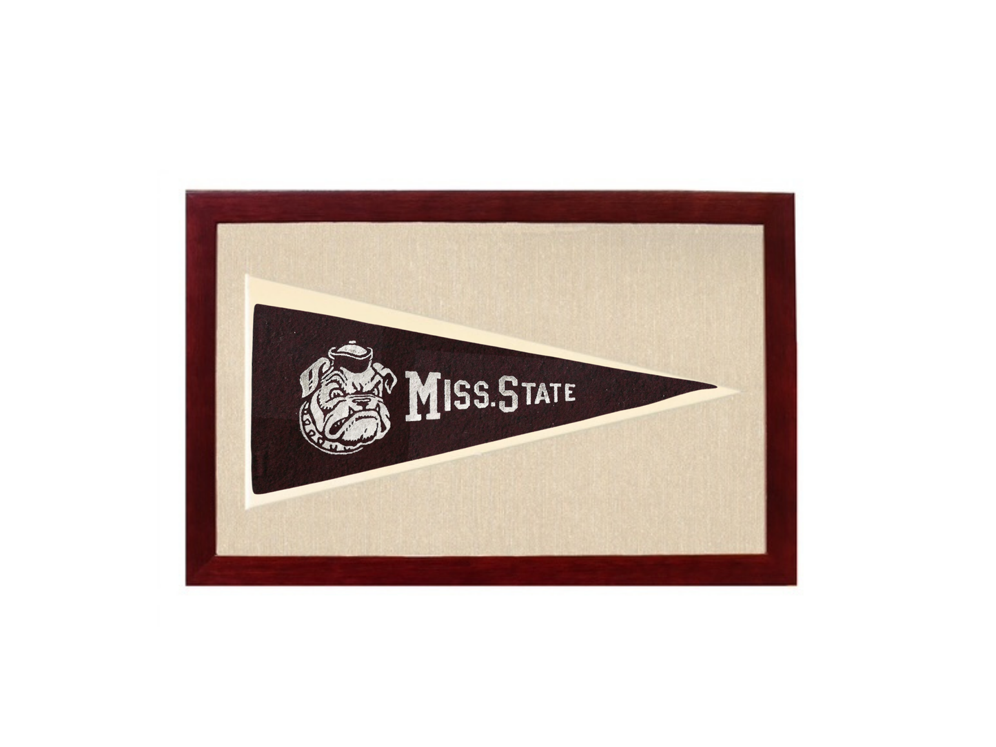 Vintage Mississippi State College Pennant (circa 1940)