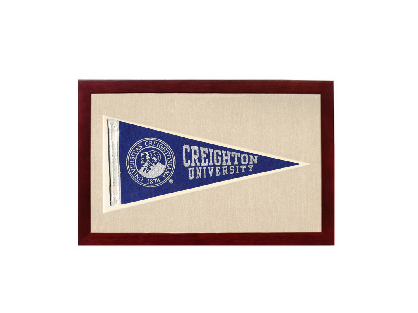 Vintage Creighton University Pennant