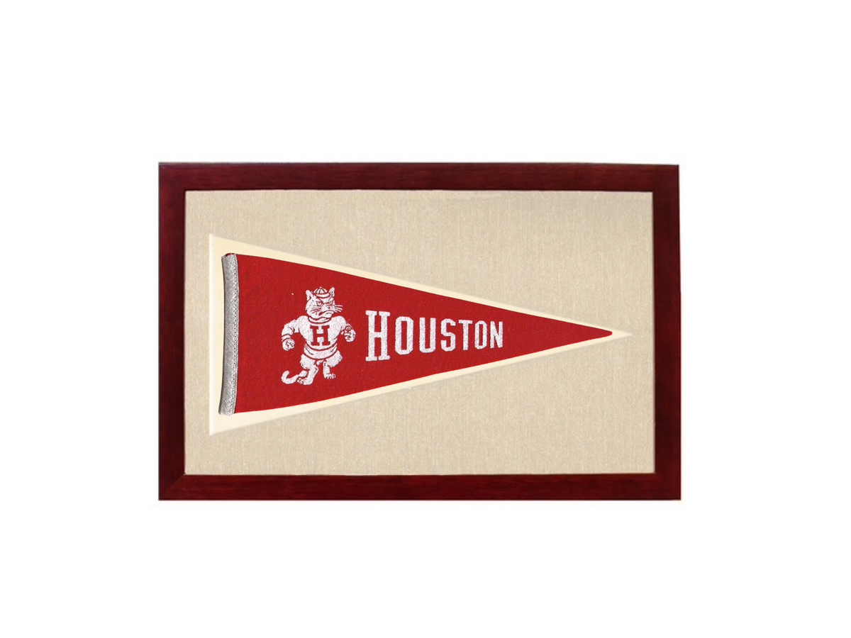 Vintage Houston University Pennant