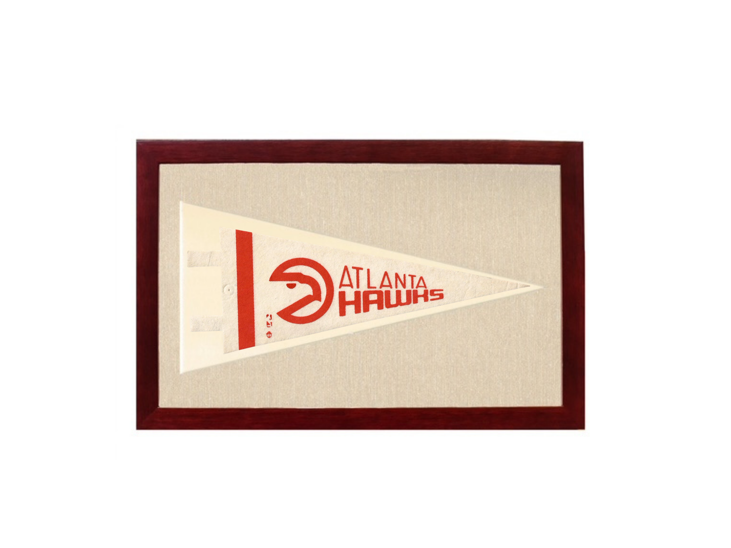 Vintage Atlanta Hawks Pennant