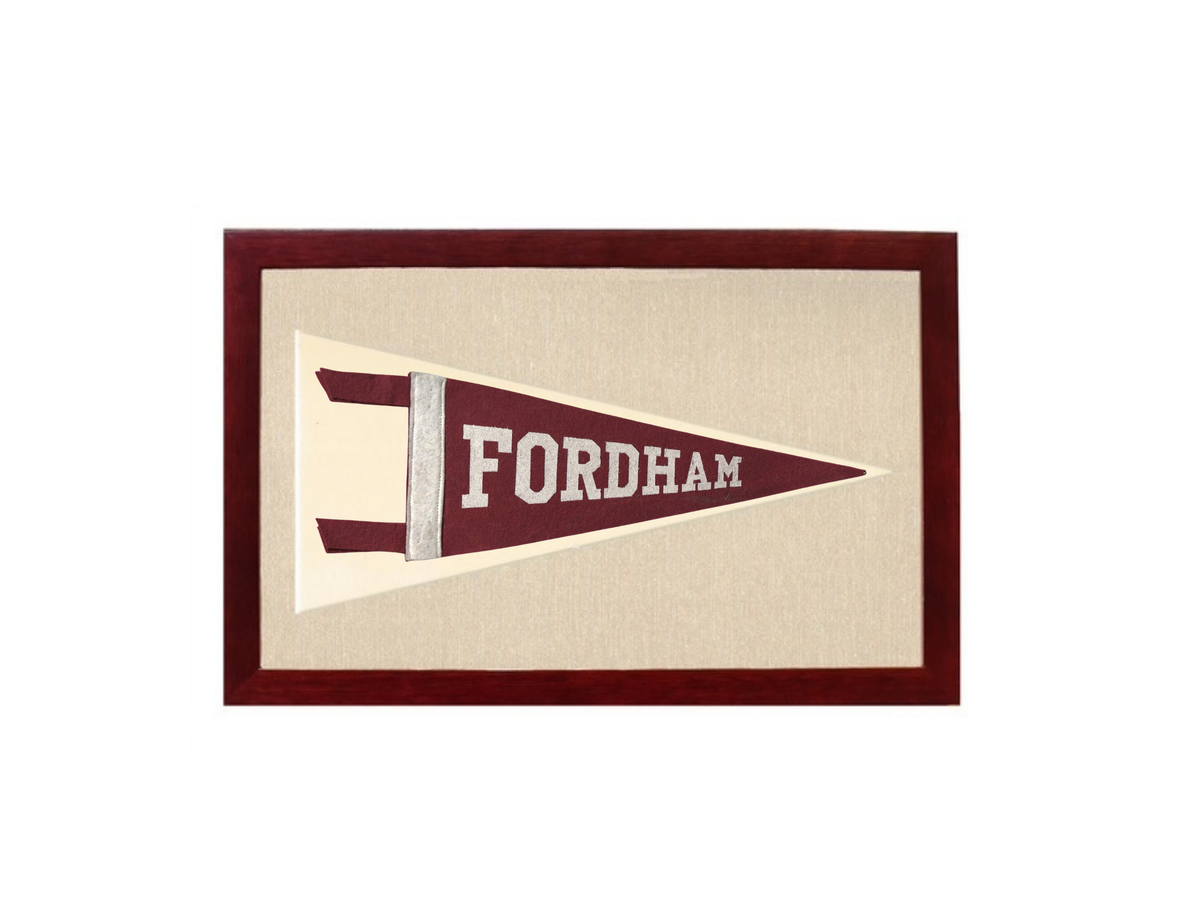 Vintage Fordham University Pennant