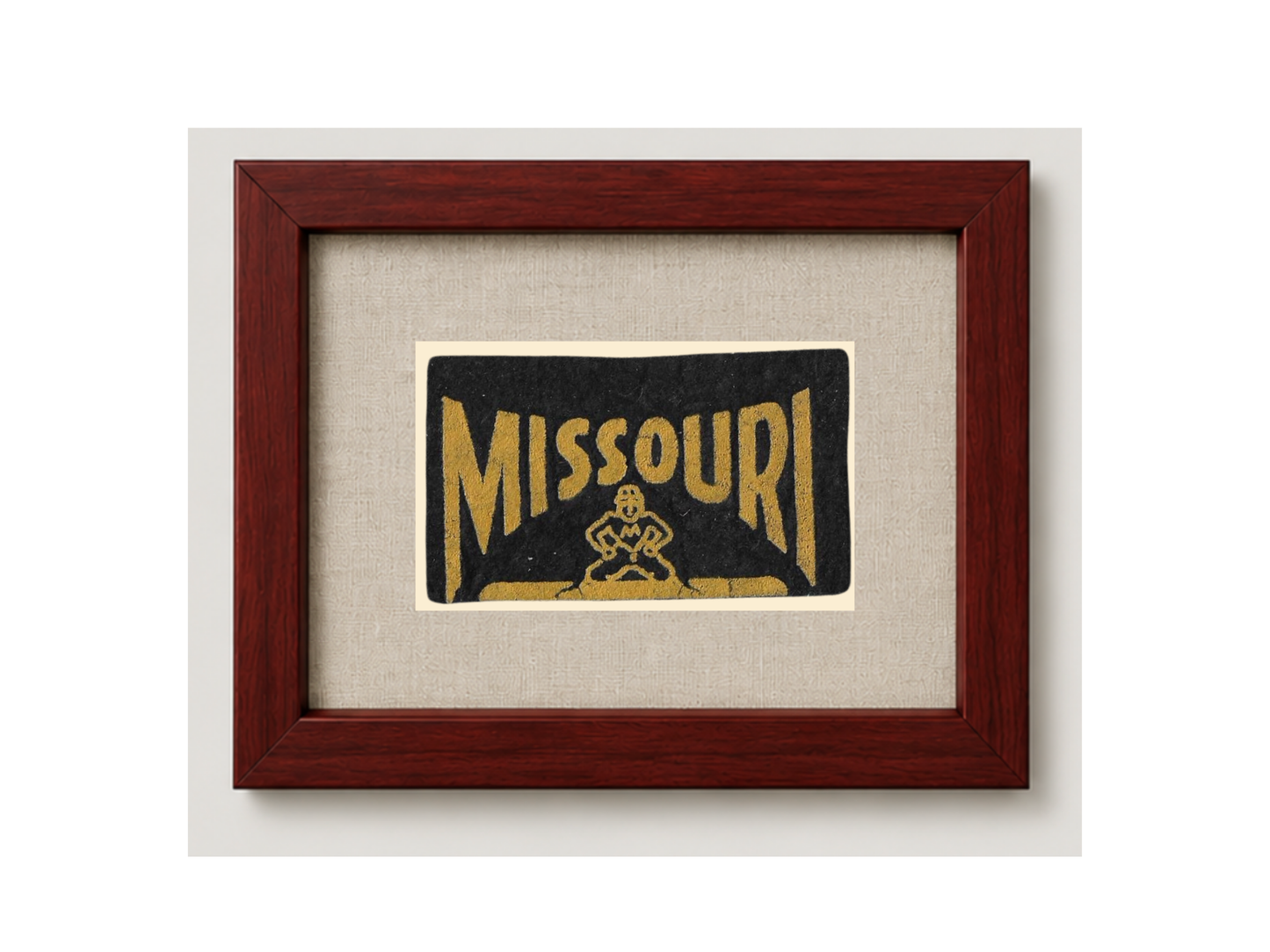Vintage University of Missouri Felt Pennant