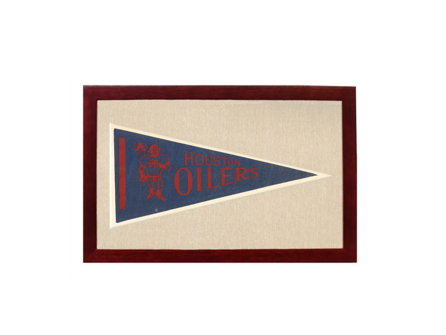 Vintage Houston Oilers Pennant