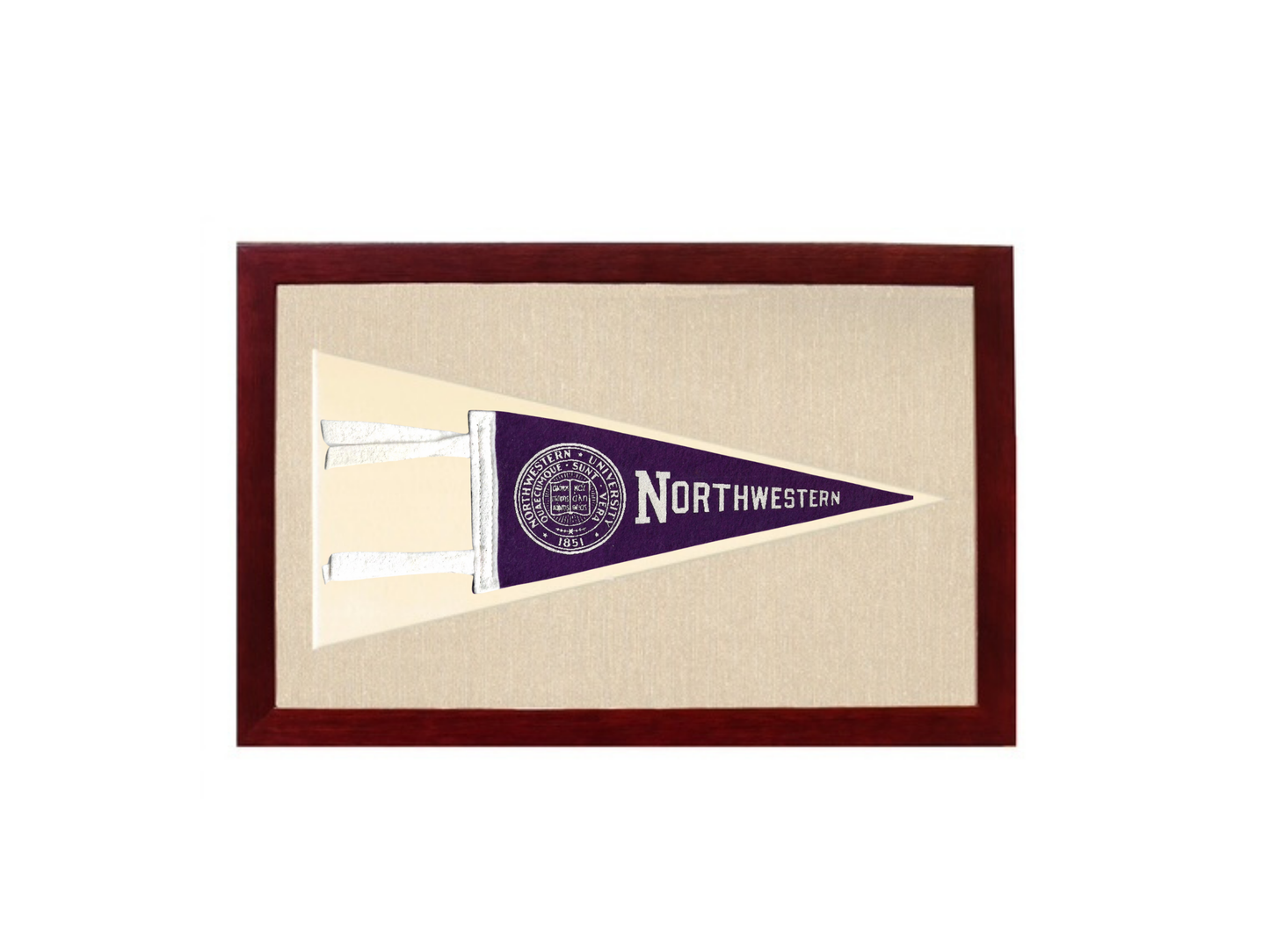 Vintage Northwestern University Pennant