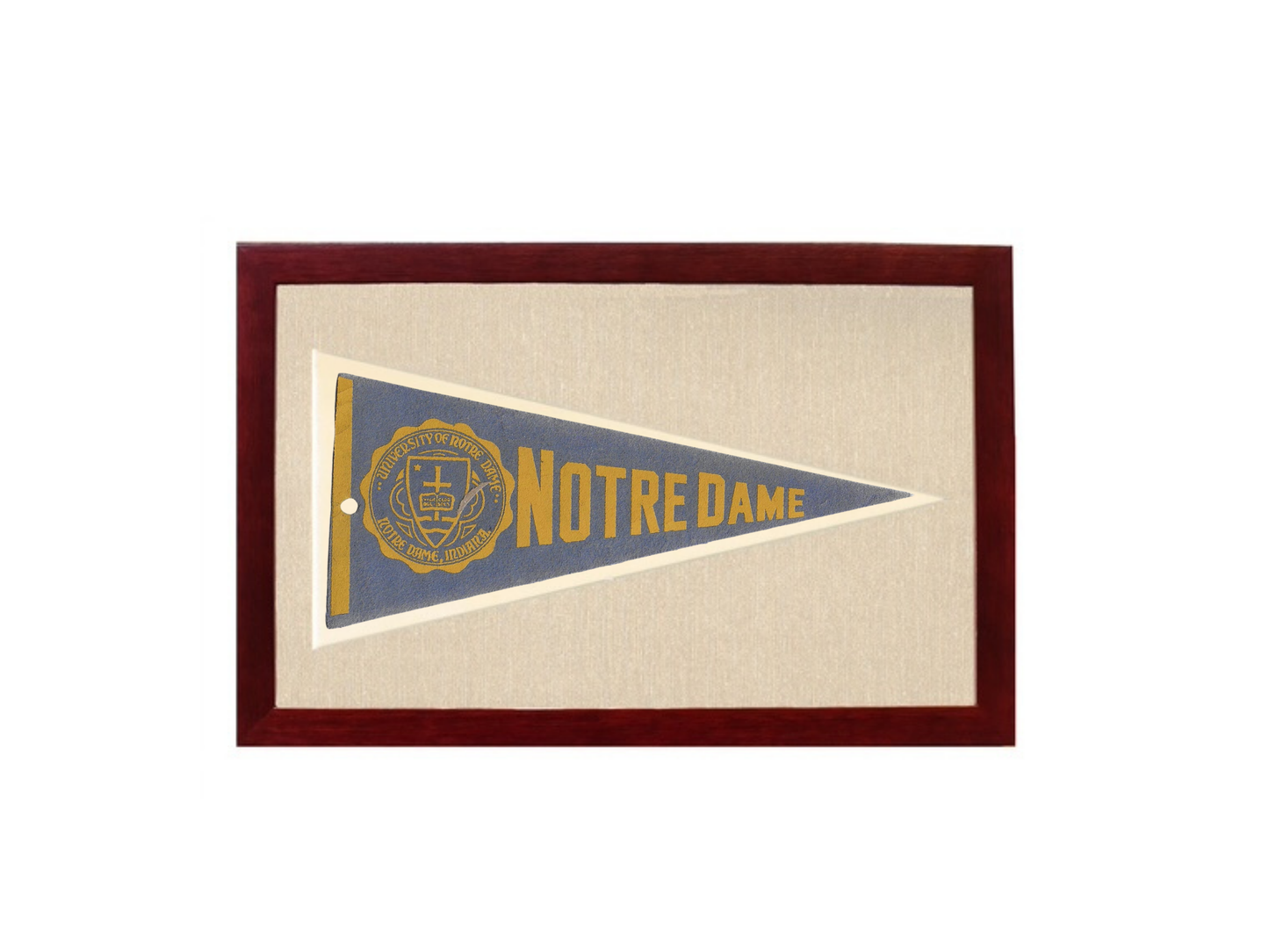 Vintage Notre Dame Pennant