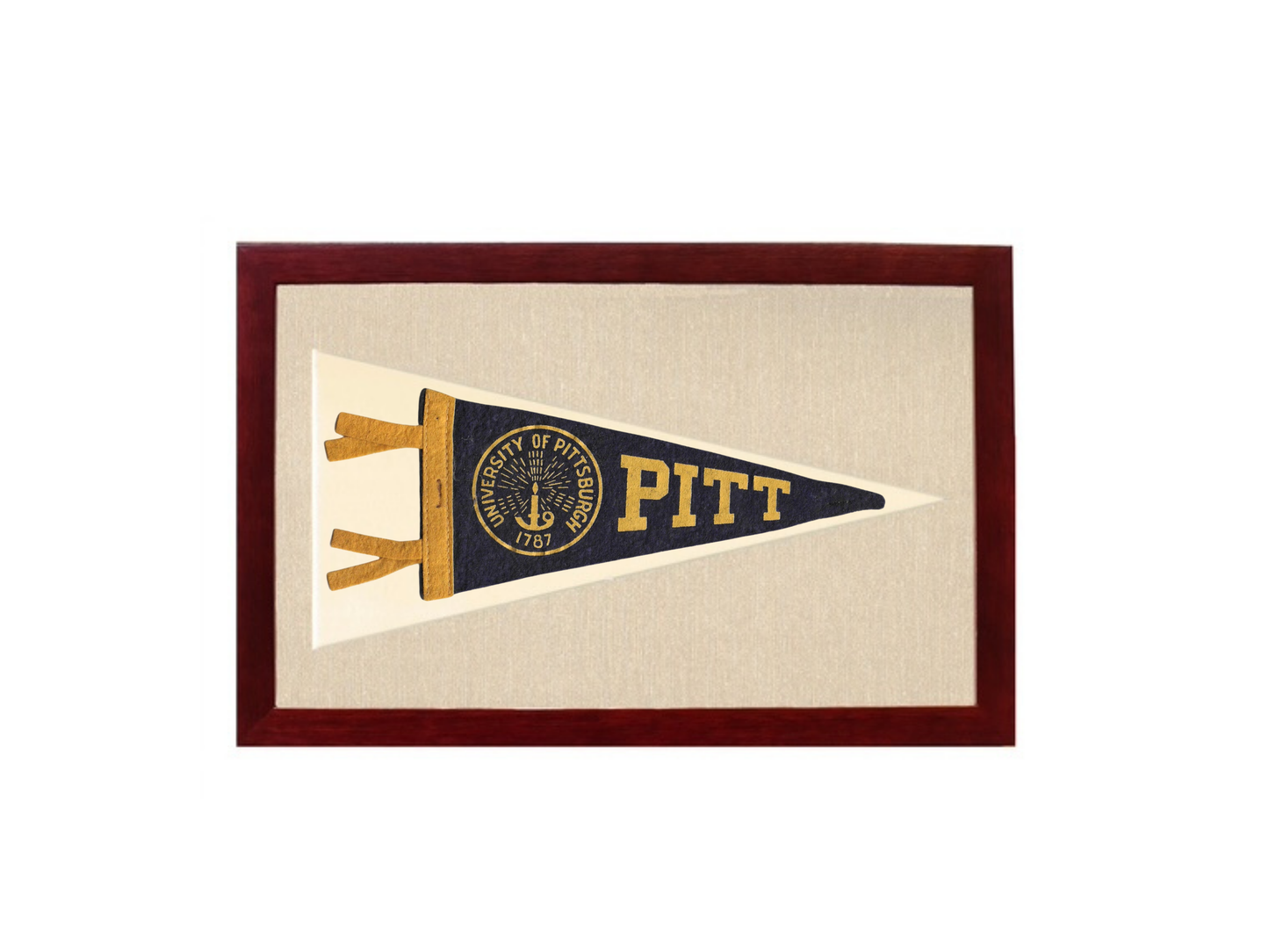 Vintage University of Pittsburgh Pennant