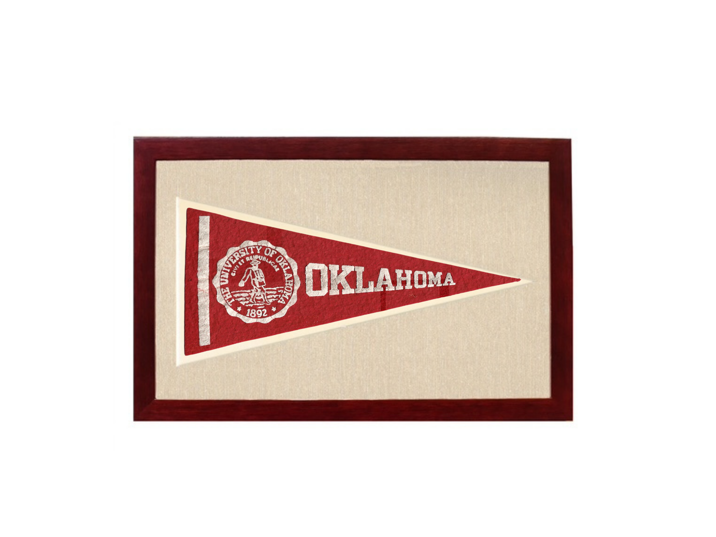 Vintage University of Oklahoma Pennant