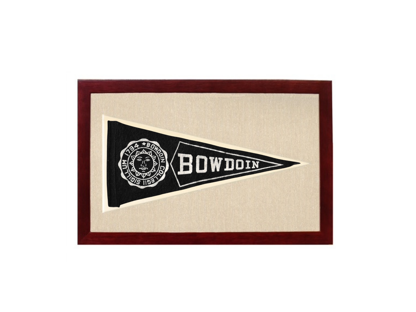 Vintage Bowdoin Pennant