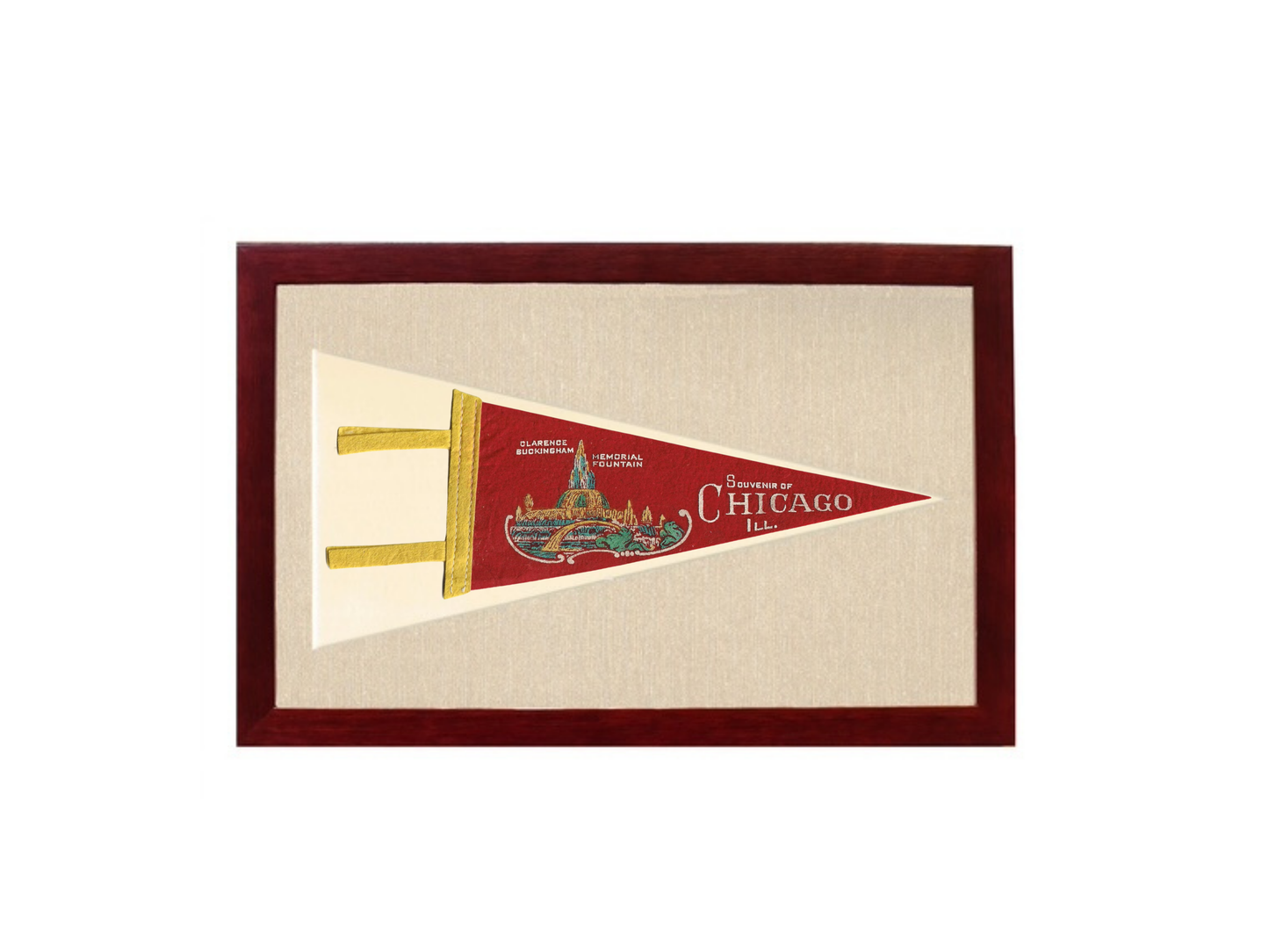 Vintage Chicago City Pennant