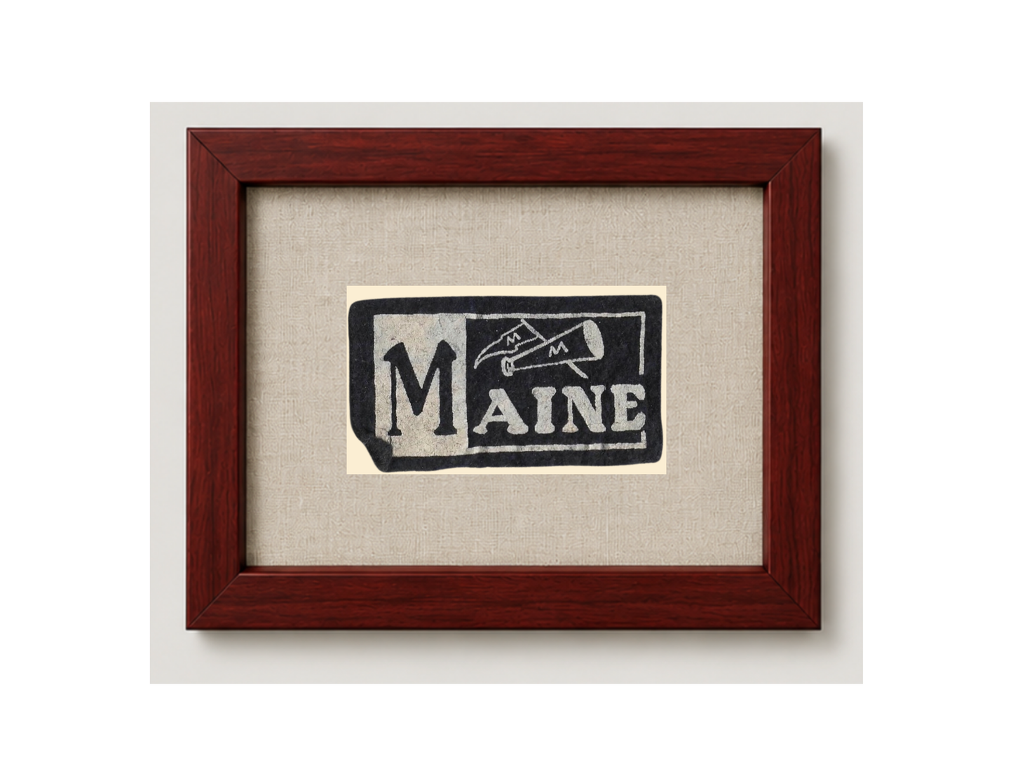 Vintage University of Maine Candy Felt