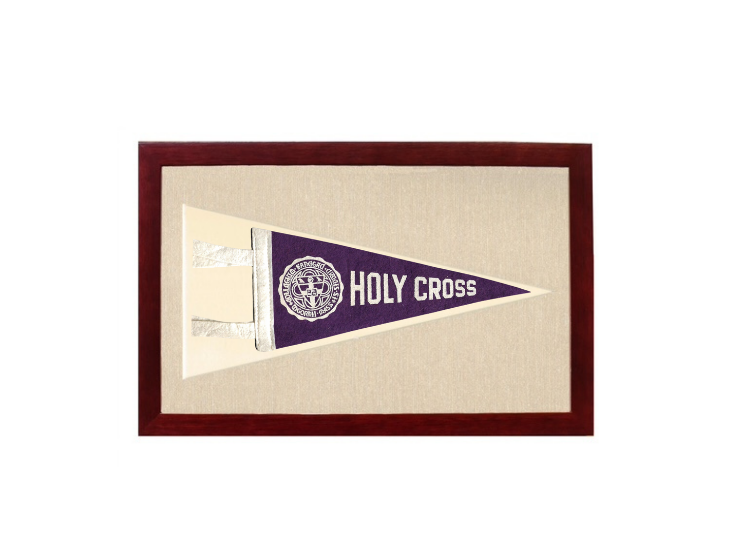 Vintage Holy Cross Pennant
