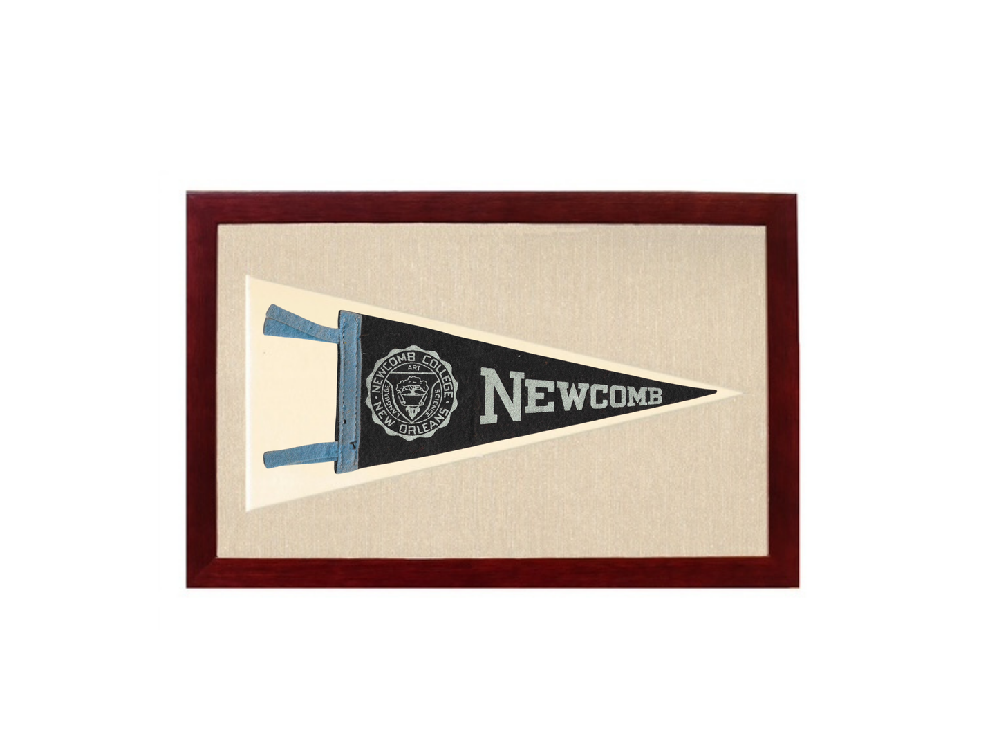 Vintage Newcomb Tulane Pennant