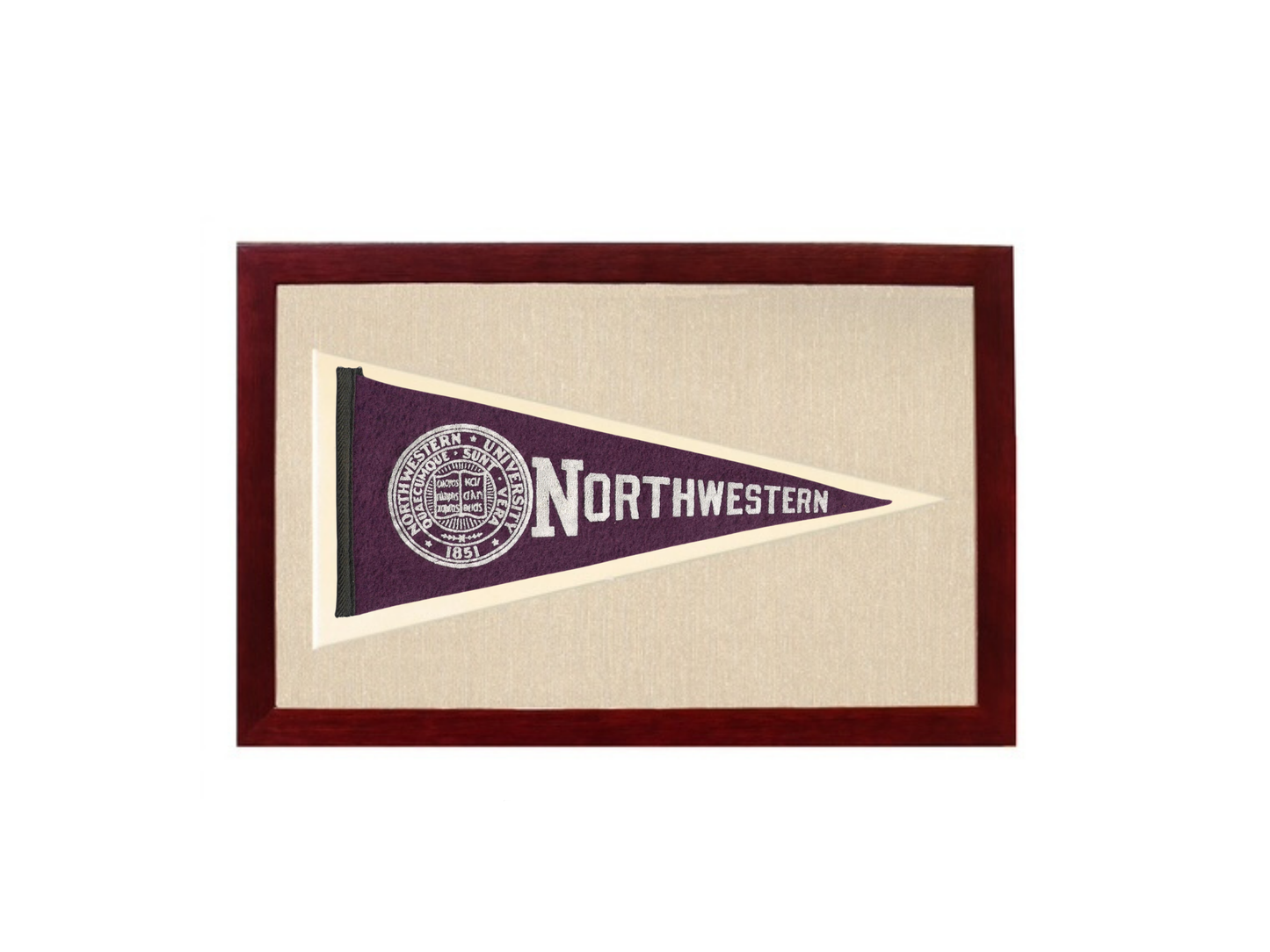 Vintage Northwestern University Pennant