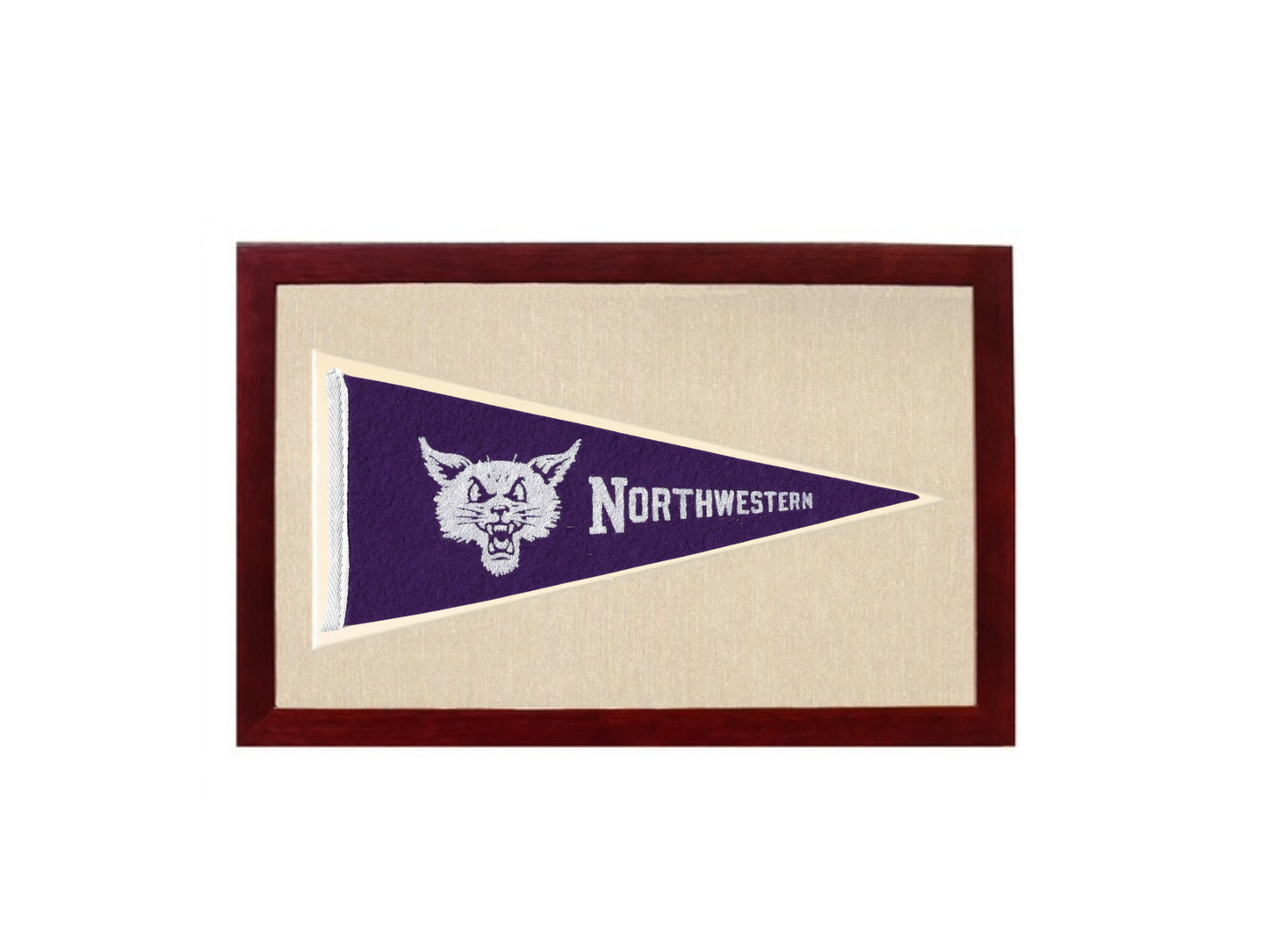 Vintage Northwestern Pennant