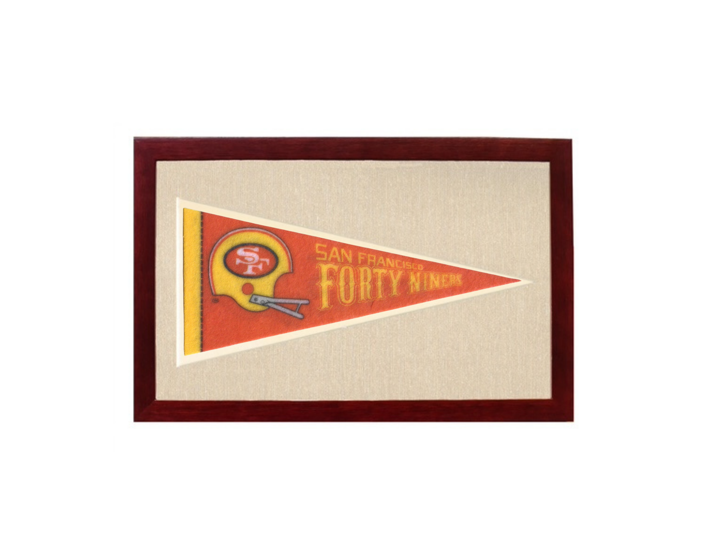 Vintage Forty Niners Pennant