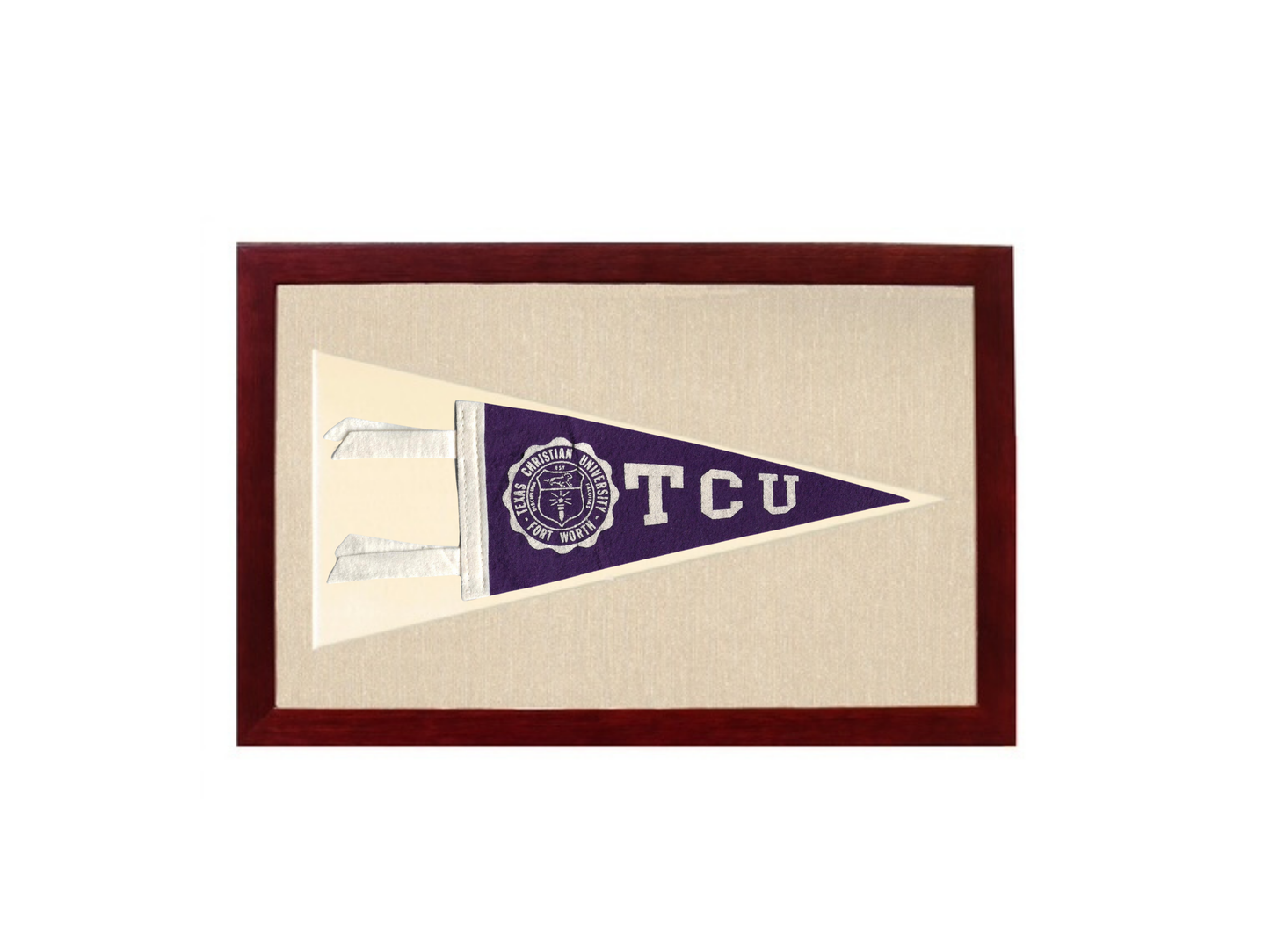 Vintage TCU (Texas Christian University) Pennant