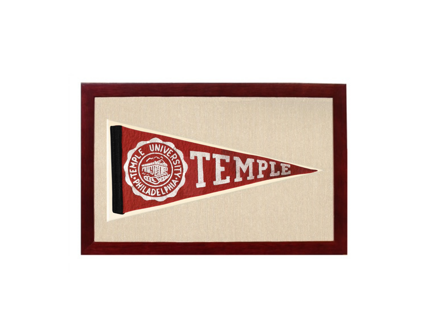 Vintage Temple University Pennant