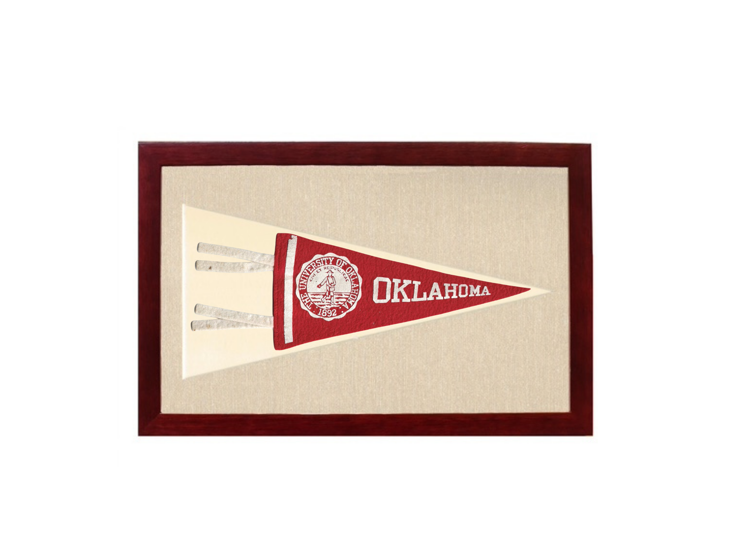 Vintage University of Oklahoma Pennant