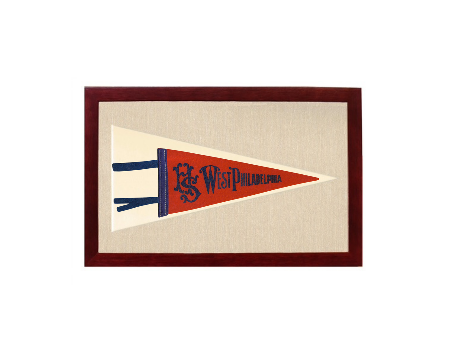 Vintage West Philadelphia Pennant