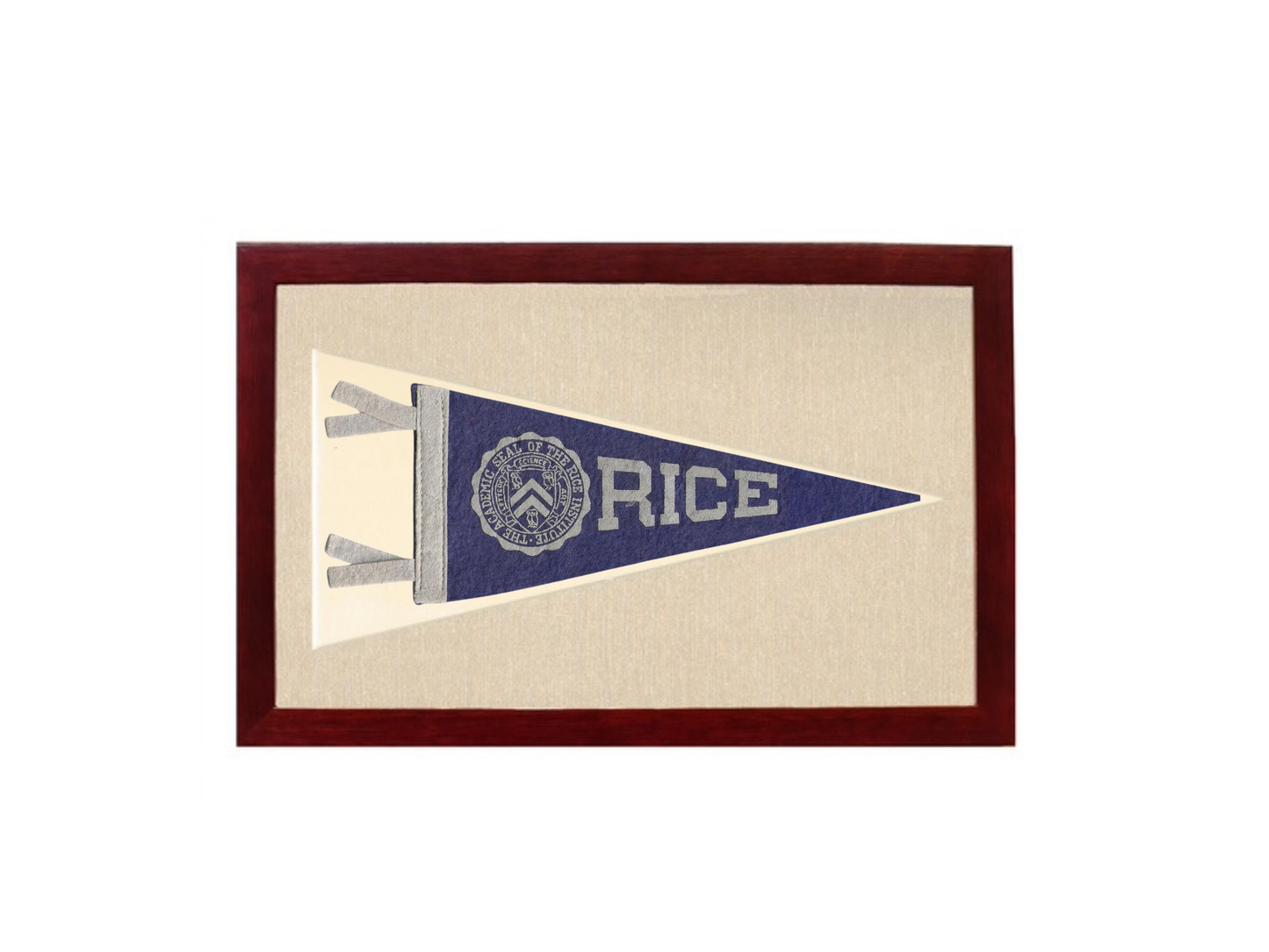 Vintage Rice University Pennant