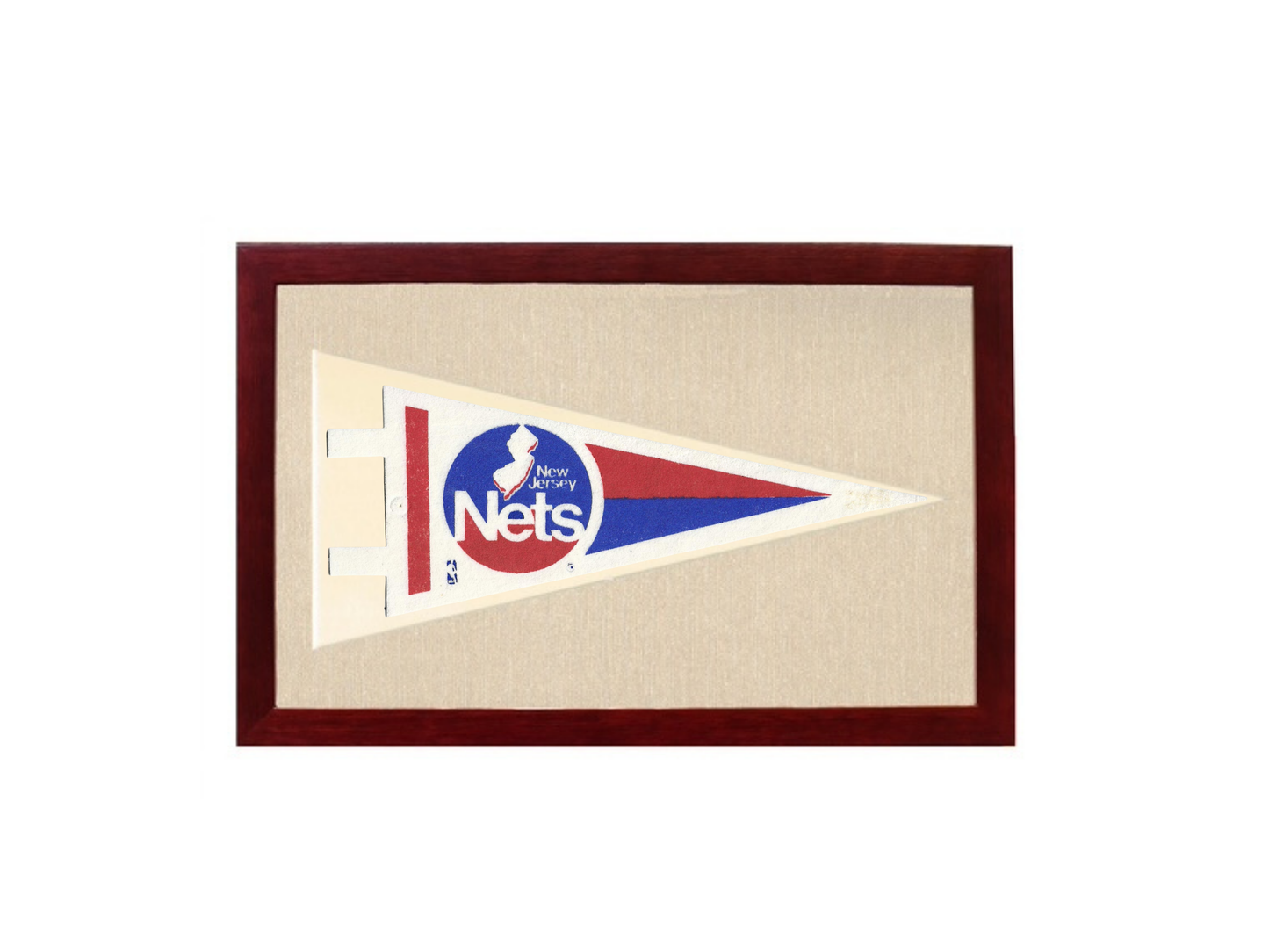 Vintage New Jersey Nets Pennant