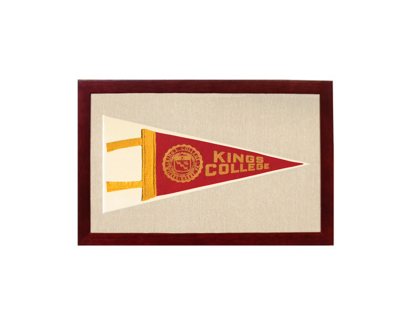 Vintage Kings College Pennant