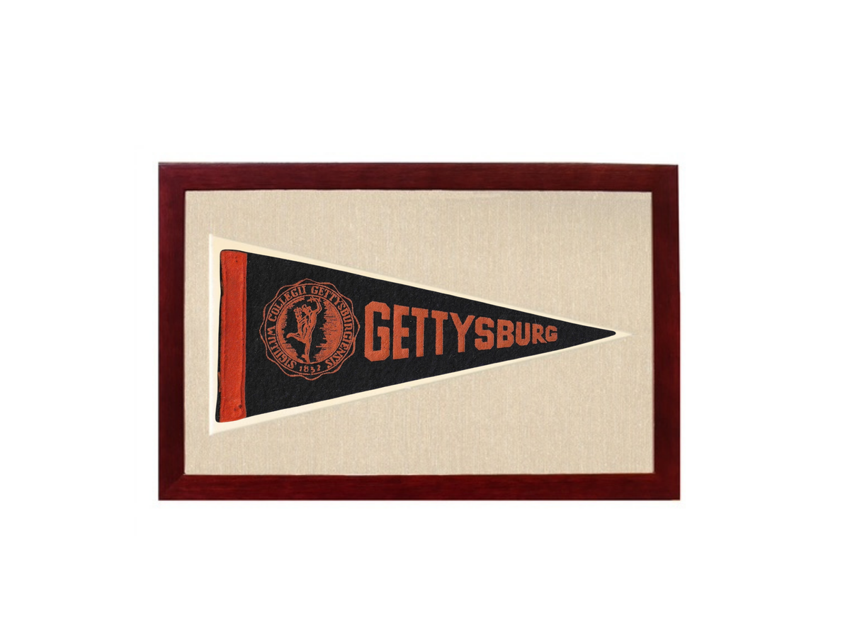 Vintage Gettysburg College Pennant