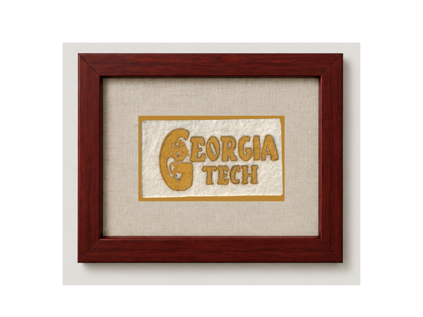 Vintage Georgia Tech Candy Felt