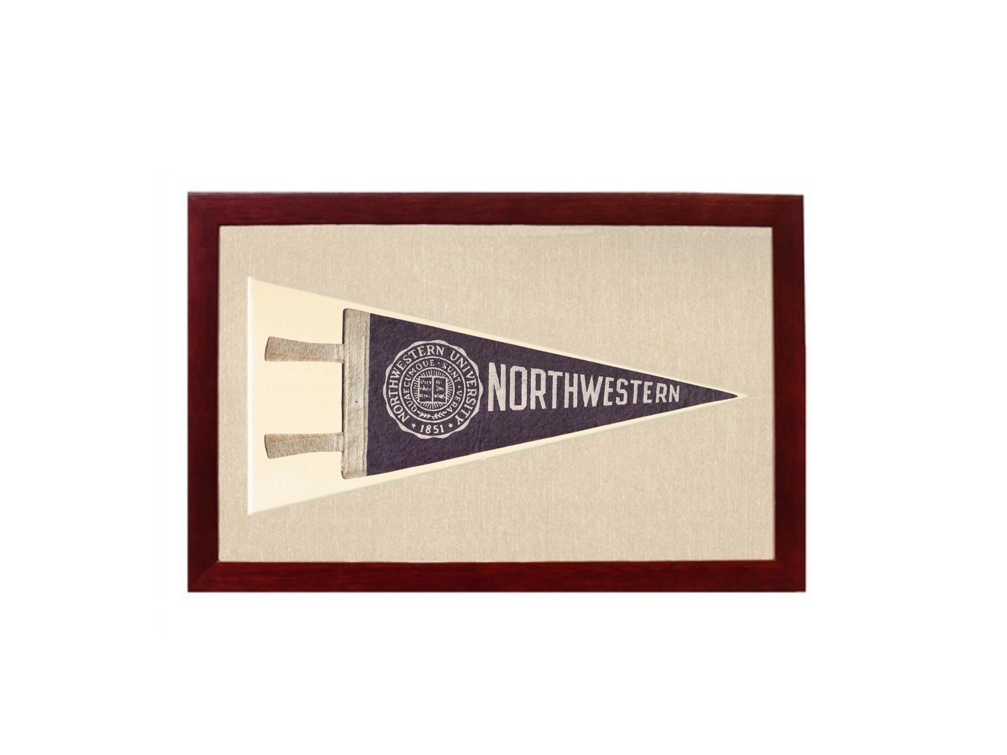 Vintage Northwestern Pennant