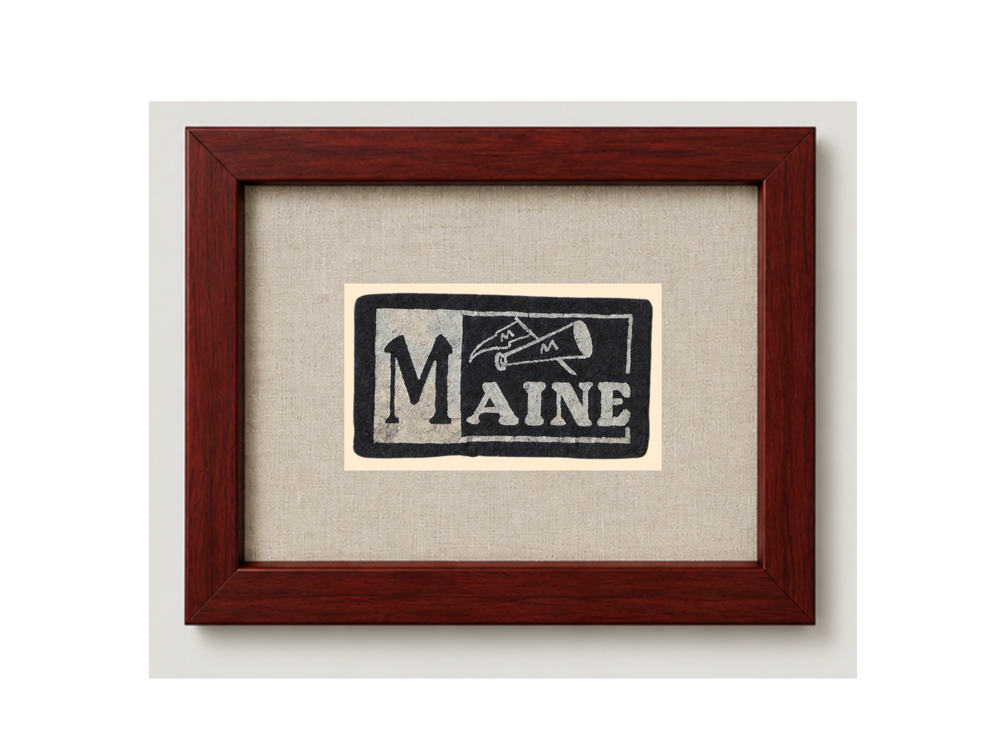 Vintage University of Maine Candy Felt