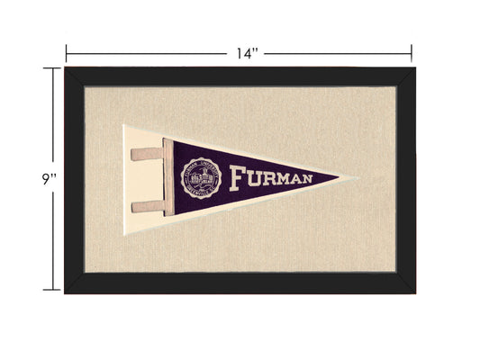 Vintage Furman University Pennant